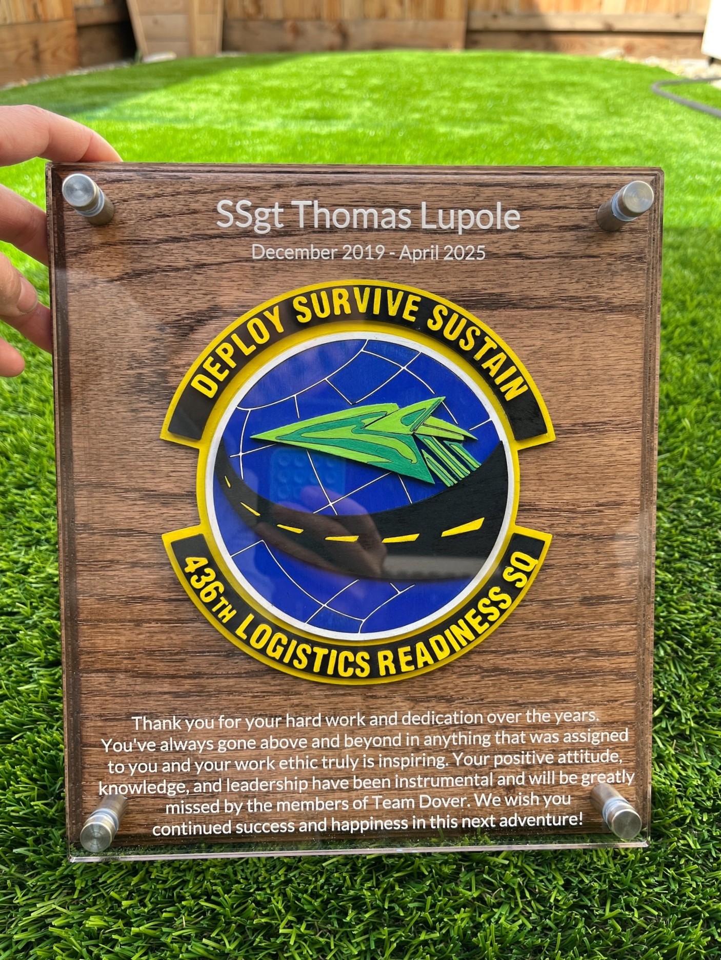3D Custom Logo Plaque