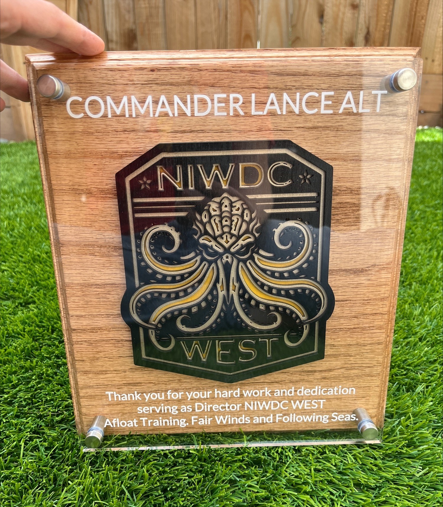 3D Custom Logo Plaque