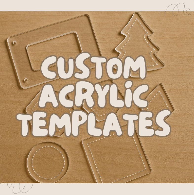 Custom Acrylic Craft Templates: Leatherwork, Woodworking, Quilting