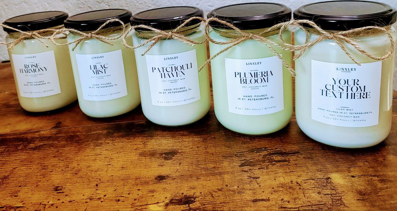 Customizable Coconut-Soy Candle