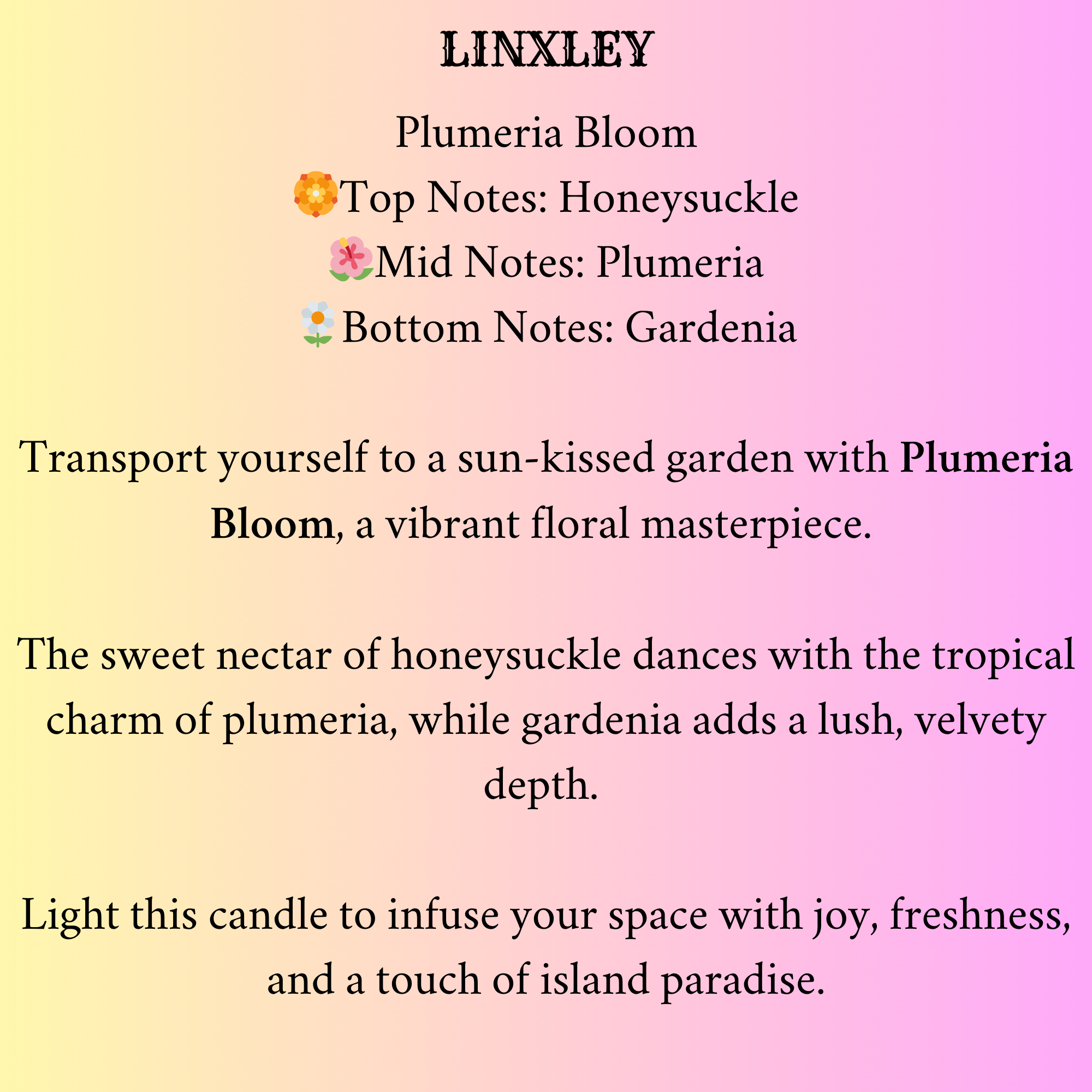 Plumeria Bloom Coconut-Soy Candles