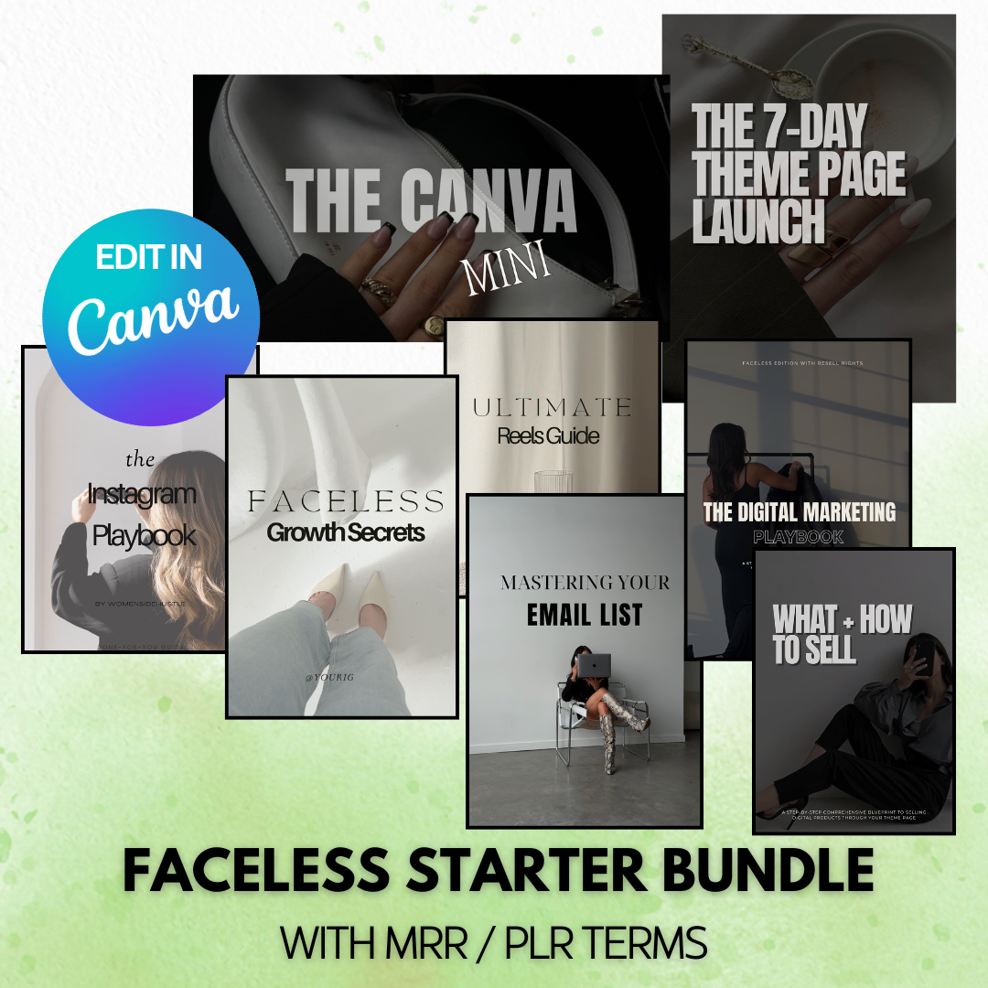 Faceless Starter Bundle