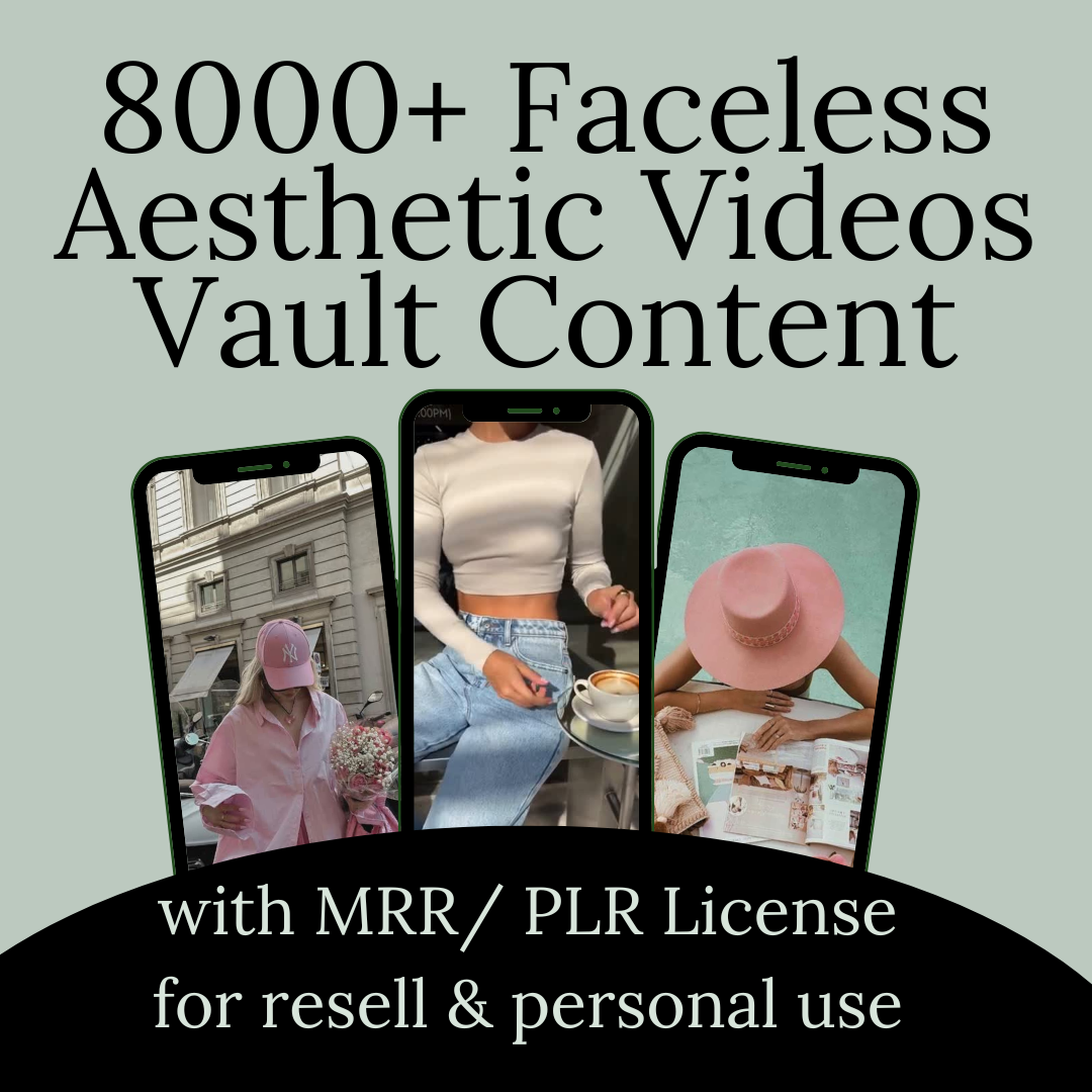 Faceless Aesthetic Videos Vault