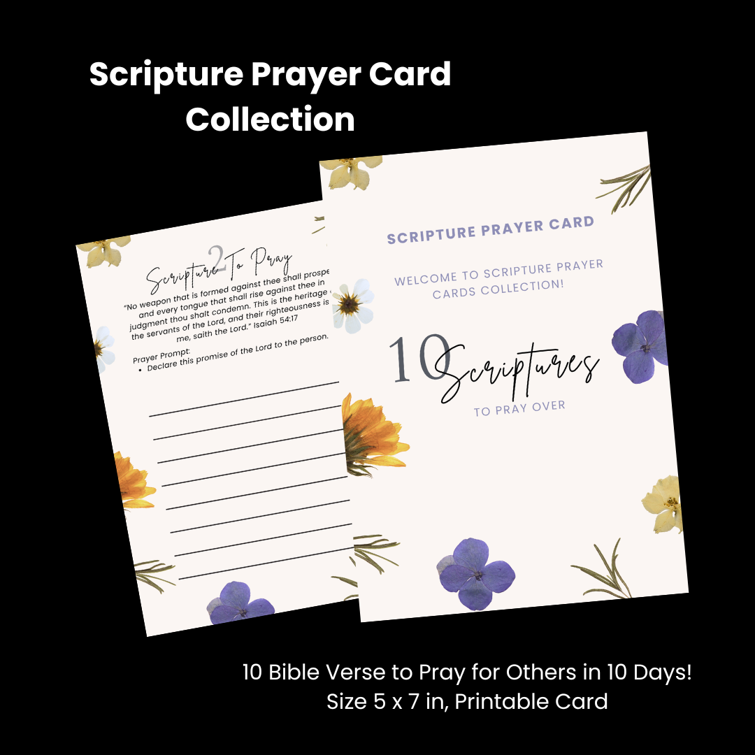 Scripture Prayer Card Collection