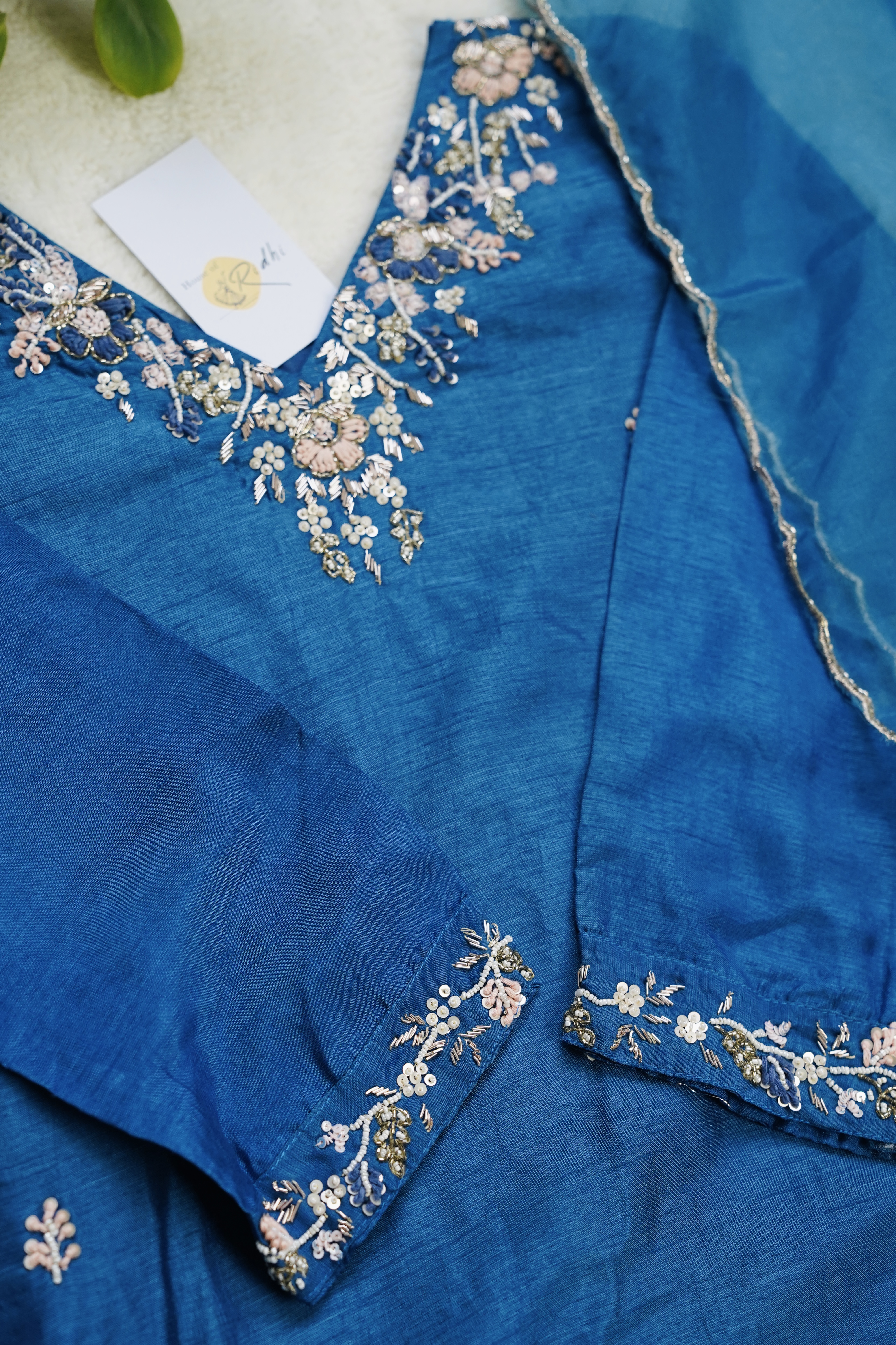 Rich Cerulean Blue 3 Pc Suit Set