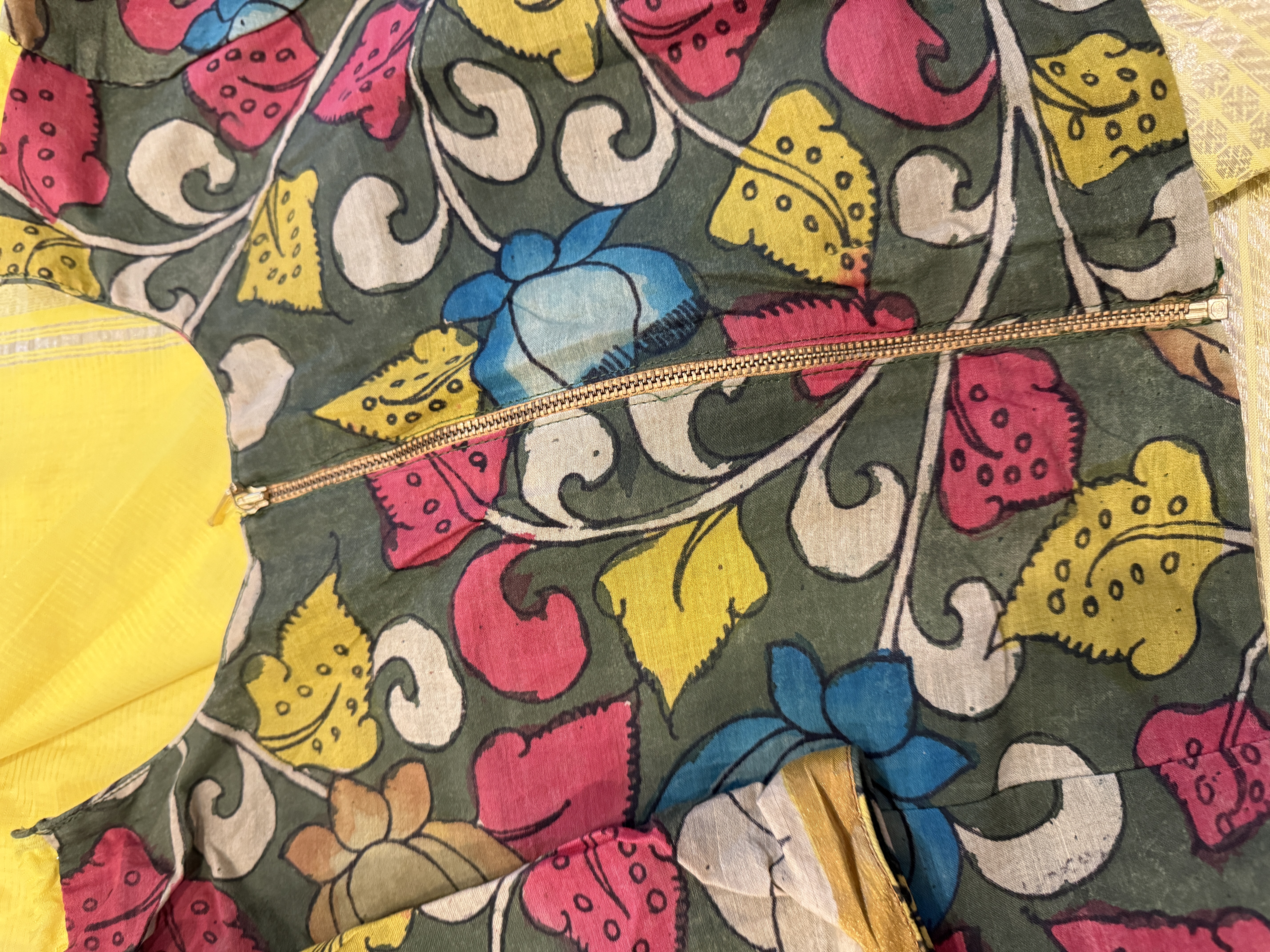 Lime Yellow Mangalagiri Pattu Saree 🌼