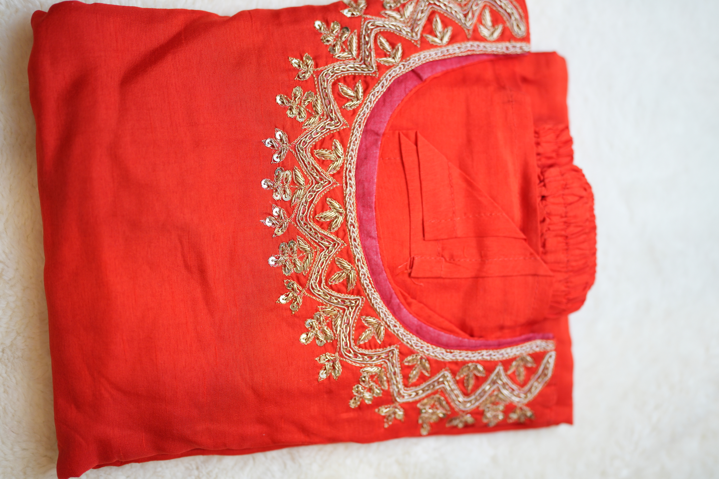 Royal Red Elegance Kurta
