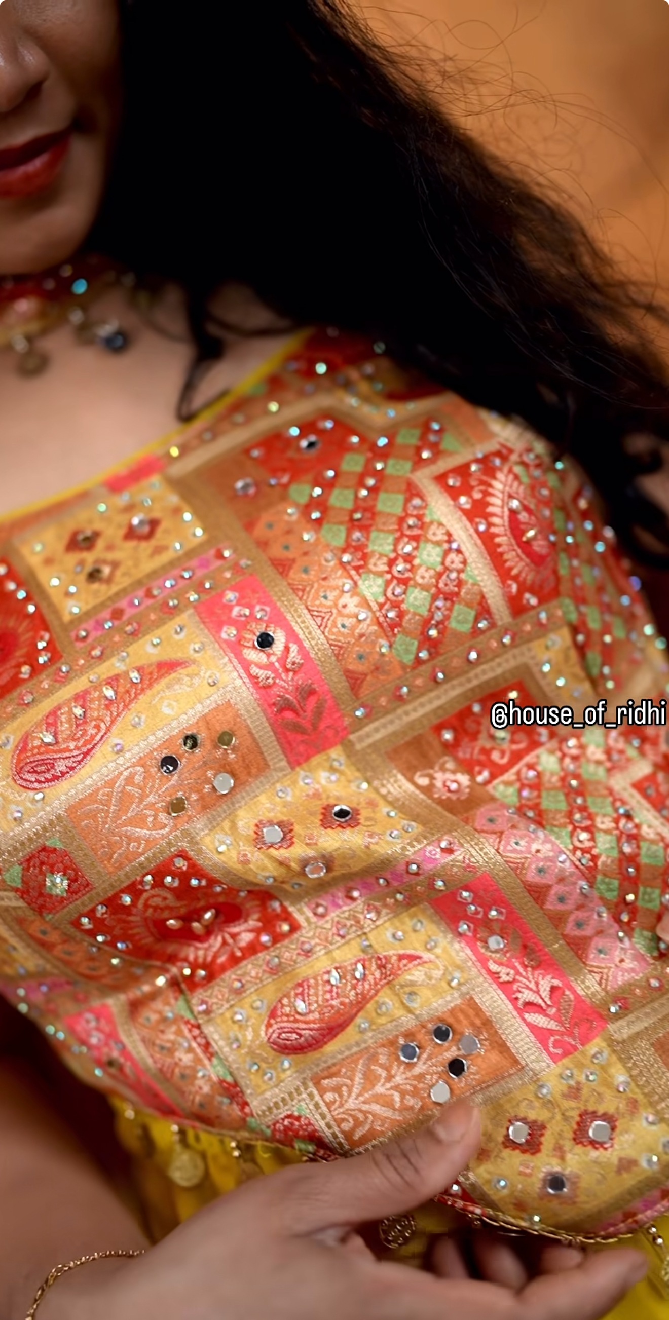 Yellow Indo-Western Palazzo Set