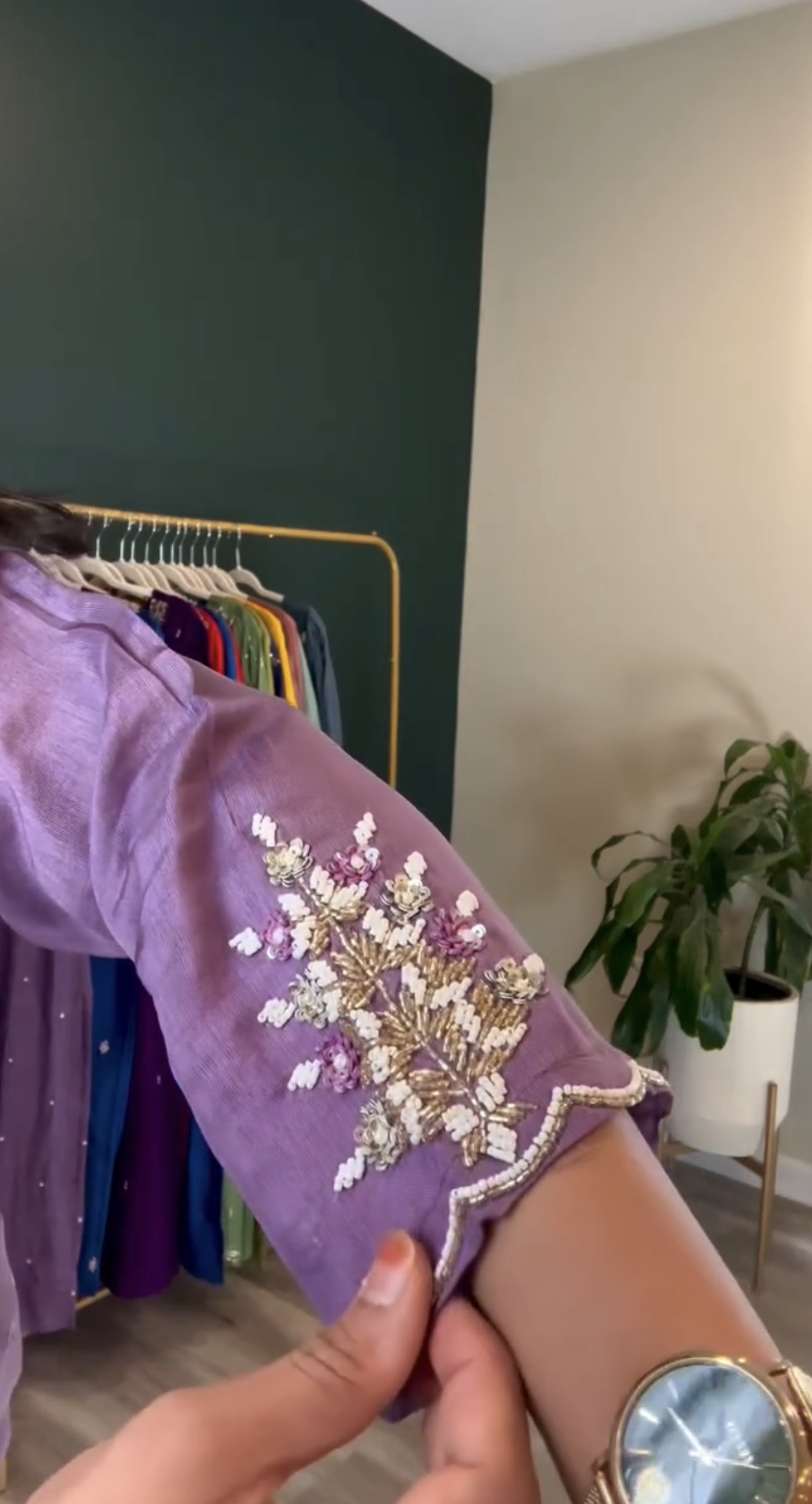 Lilac Dream Zardosi 3-Piece Suit Set