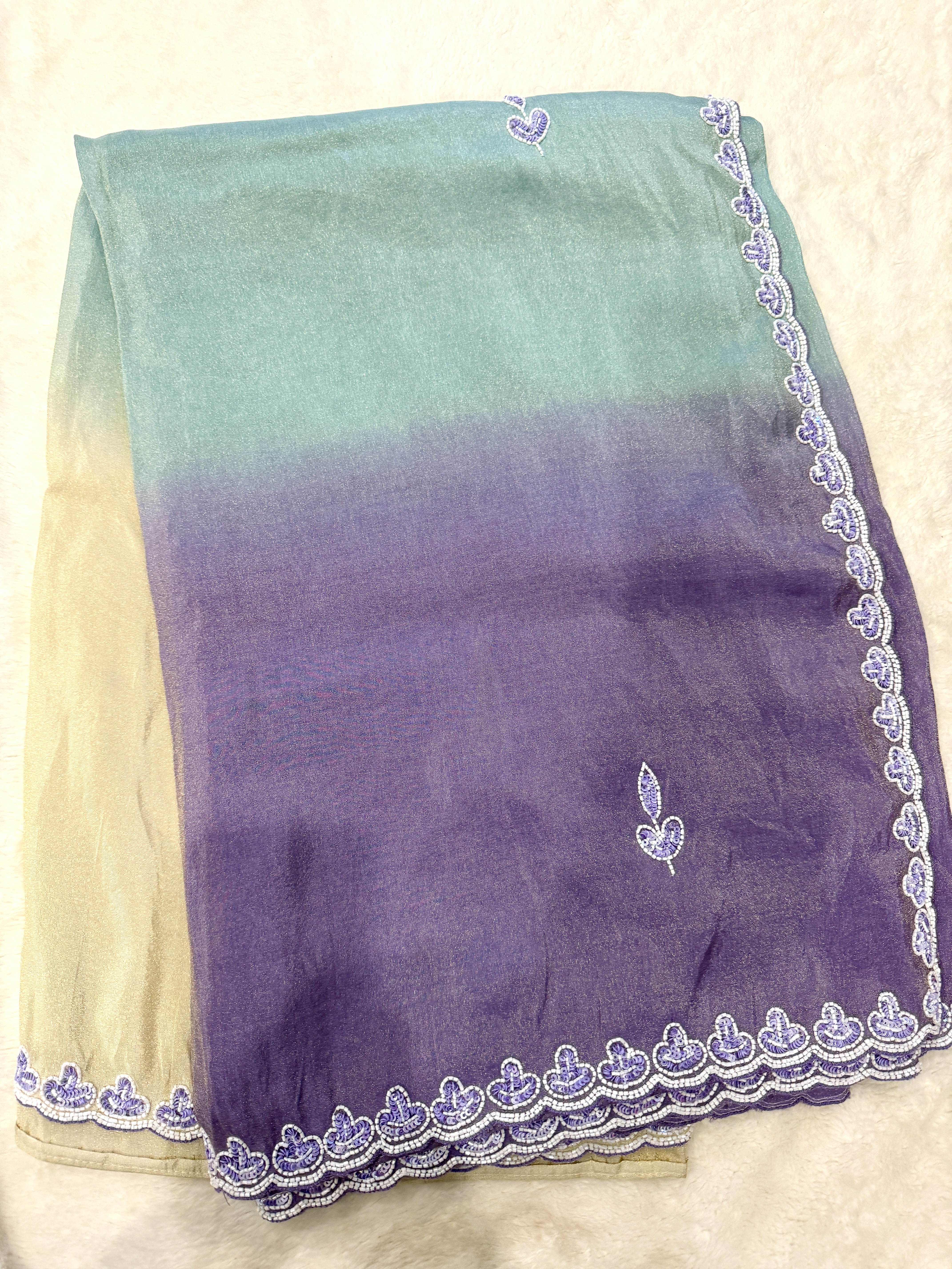 Pastel Harmony Cocktail Saree