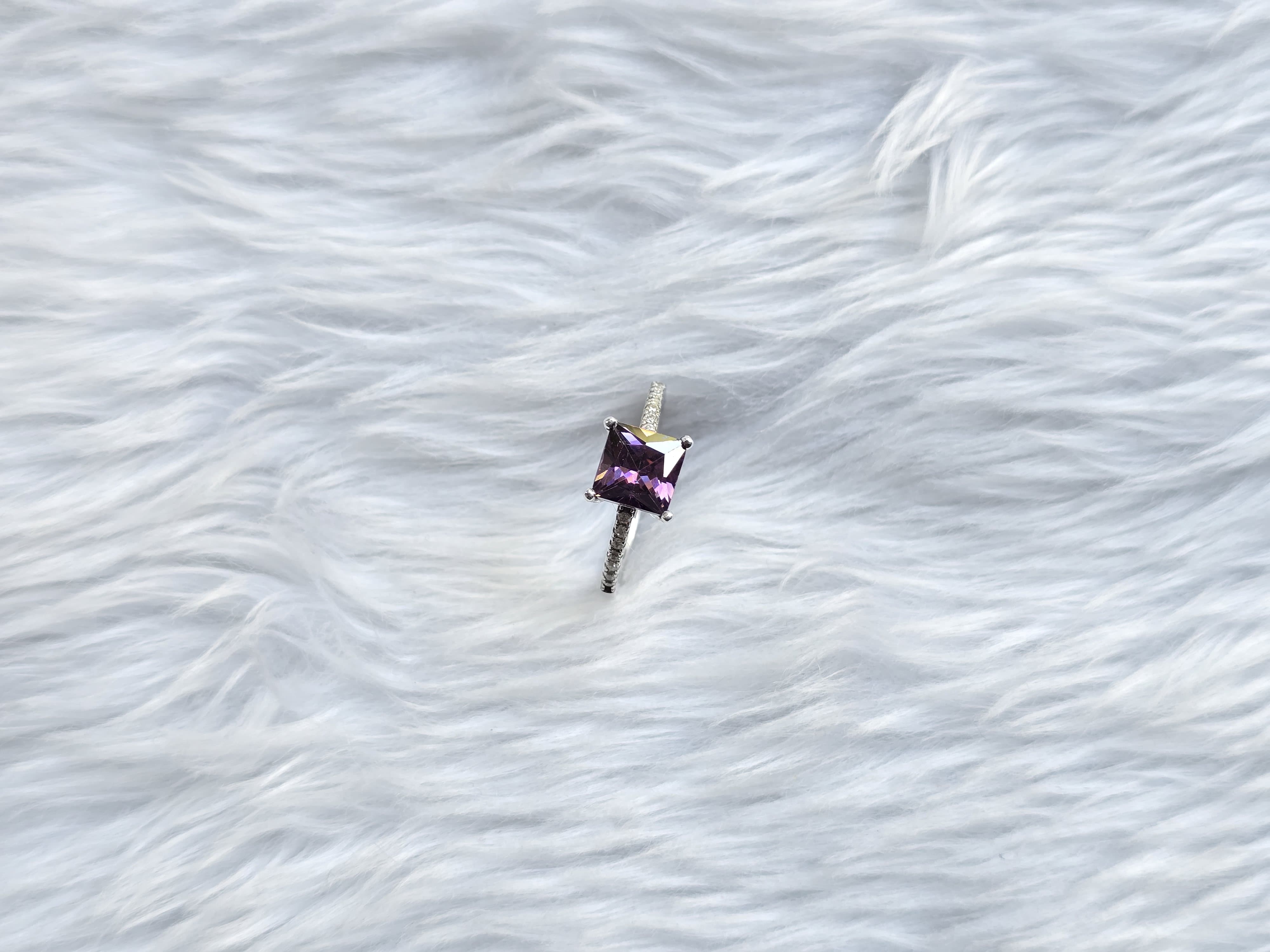 Violet Echo in Sterling Silver