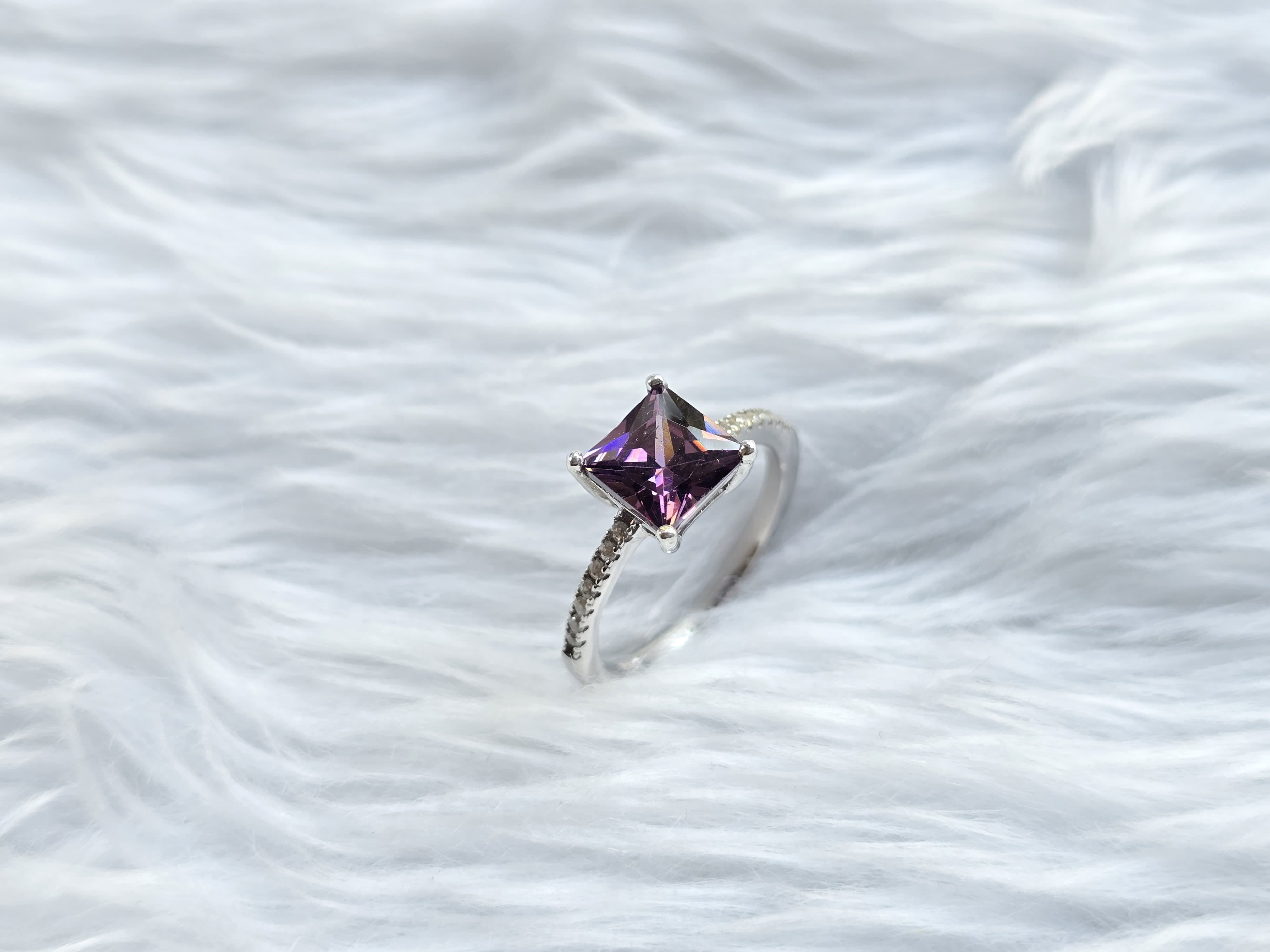 Violet Echo in Sterling Silver