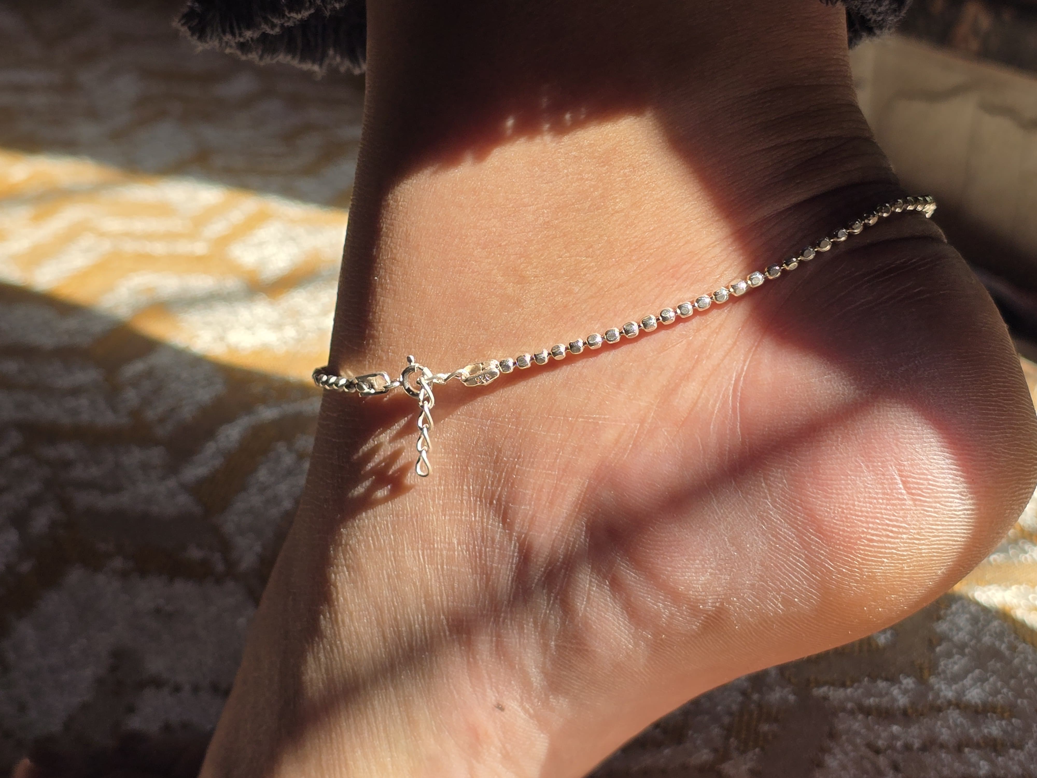 Delicate Silver Anklet