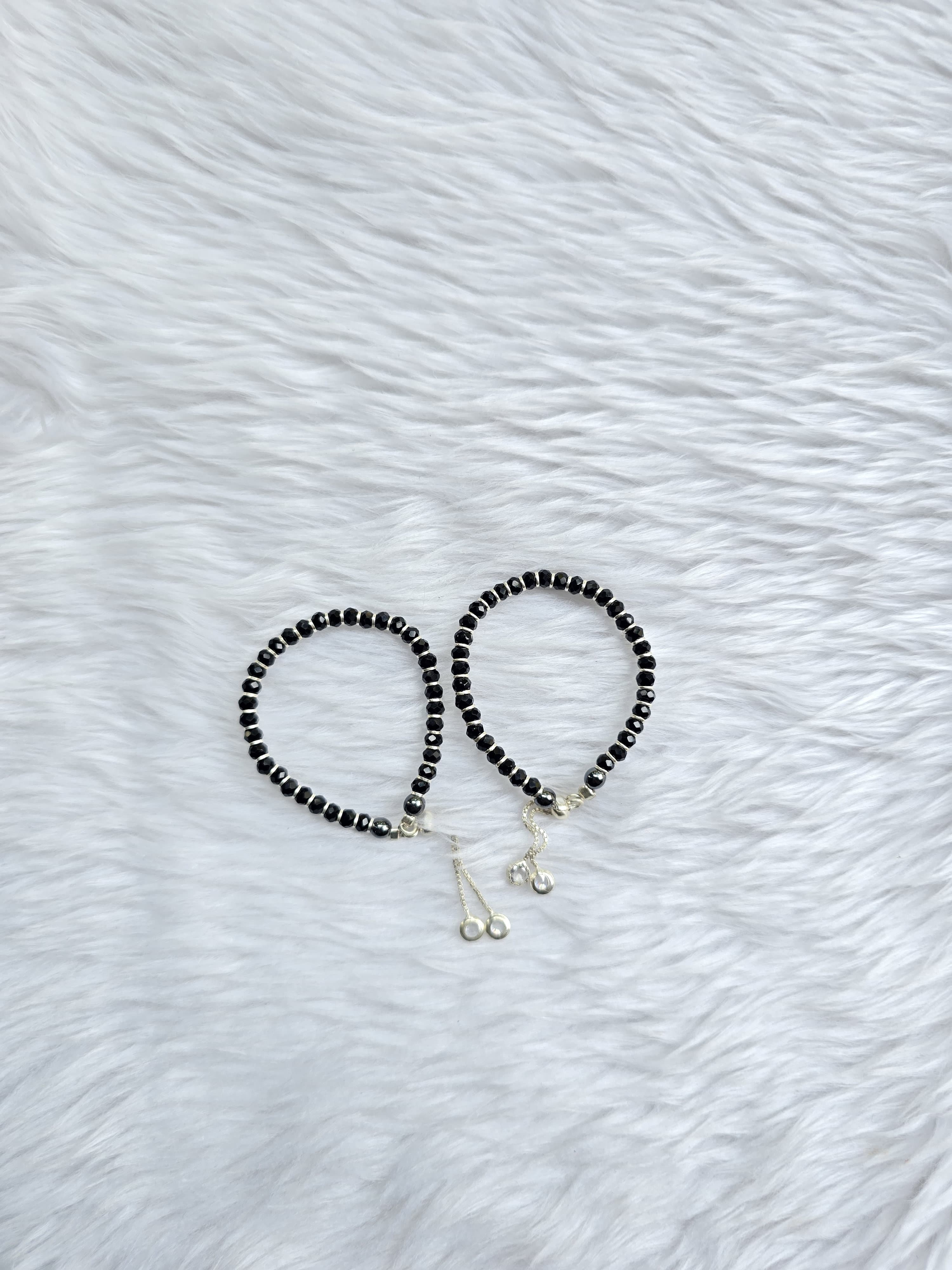 Black Beaded Bracelets