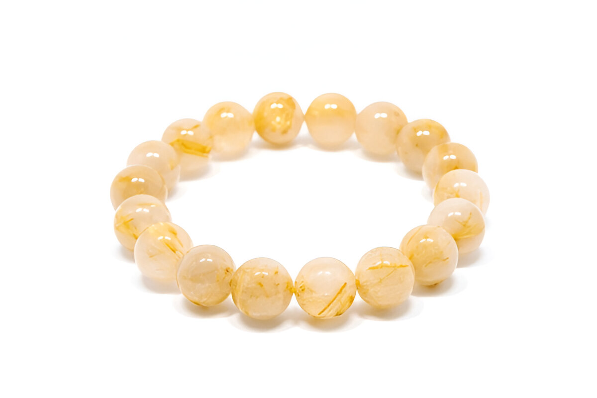 Golden Rutilated Quartz Bracelet