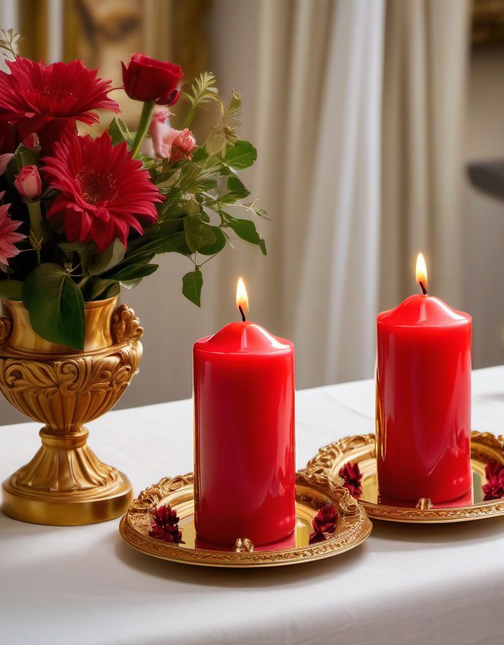  Herbal Ritual Magic Spell Candles (Set of 5)