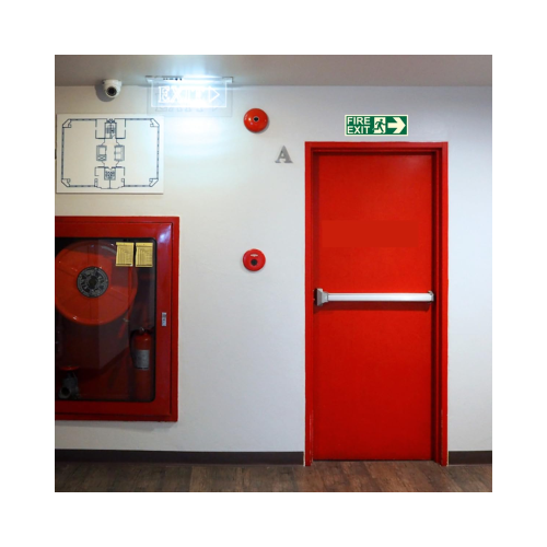 Fire Exit Signboard combo (pack of 4) right arrow P2,left arrow P2 300 x 100 mm