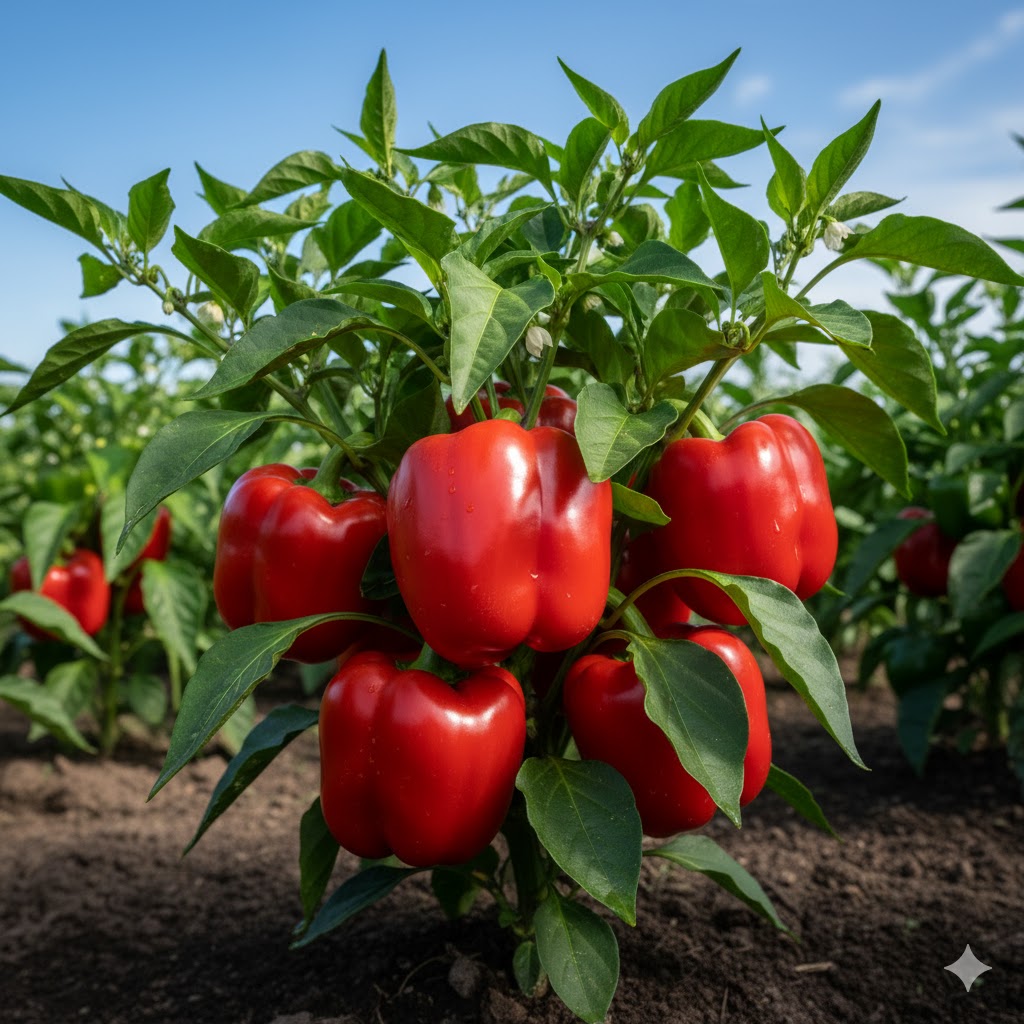 rote süsse Kalifornia Paprika, 20 Samen
