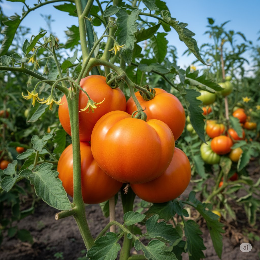 Orange große Brandywine Tomatte, 20 Samen
