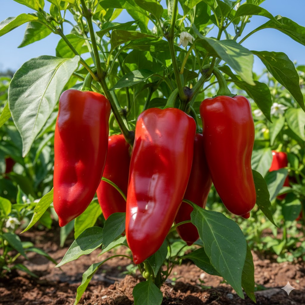 Rote süsse Ardei Paprika, 20 Samen