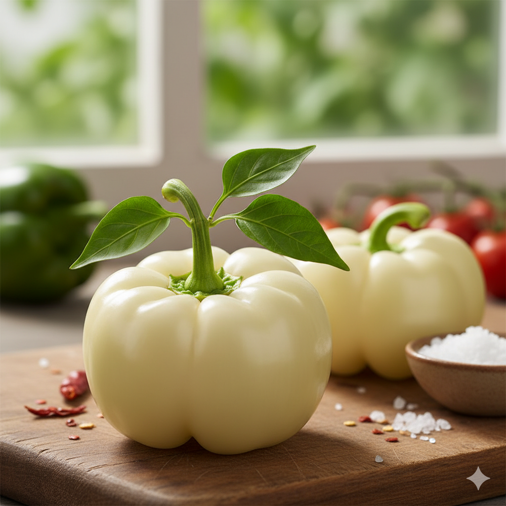 scharfe weisse Almapaprika, 20 Samen