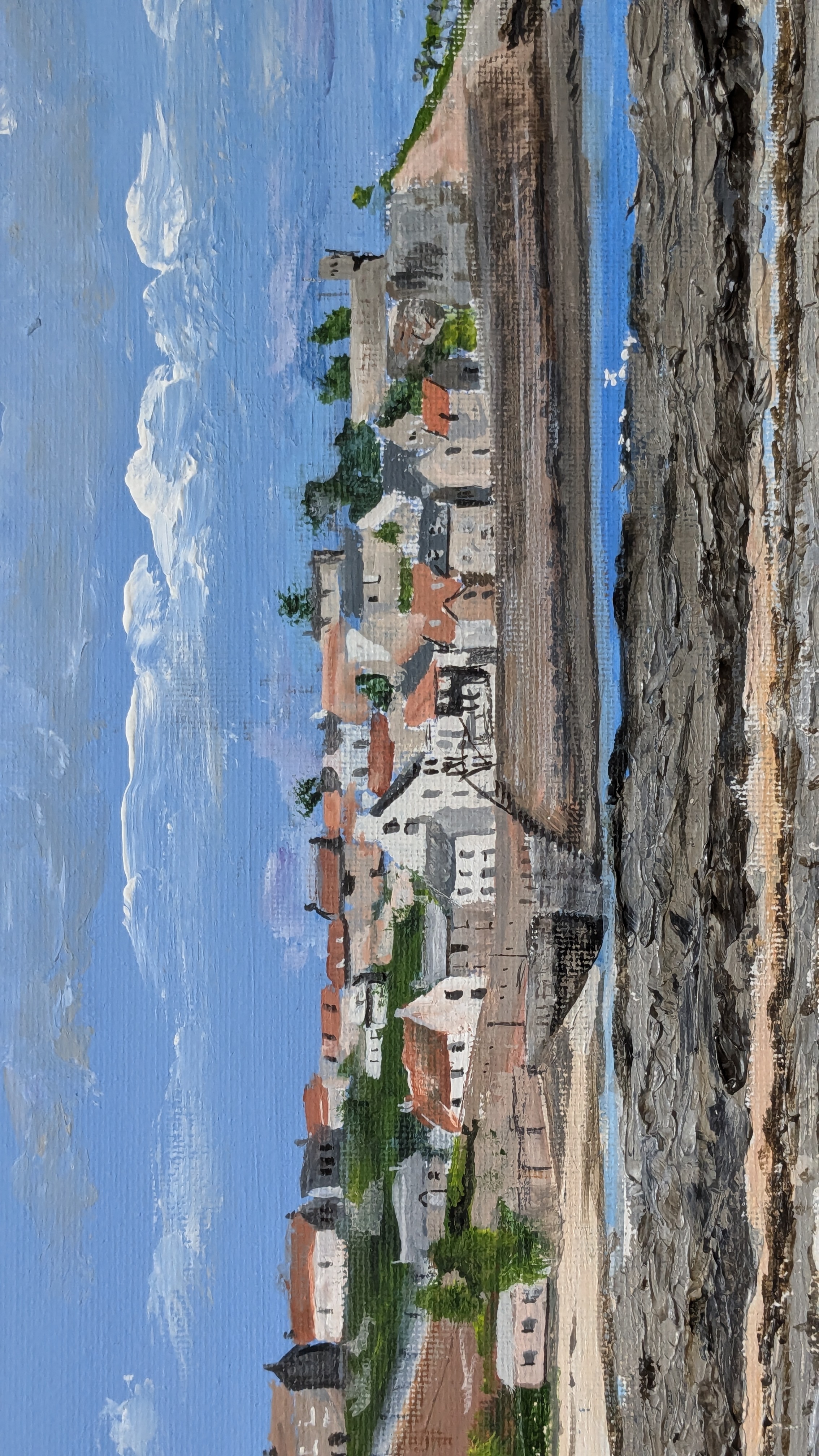 Scottish art print Crail harbour East Neuk of Fife Scotland Seascape Print Signed Art Print Art Gift