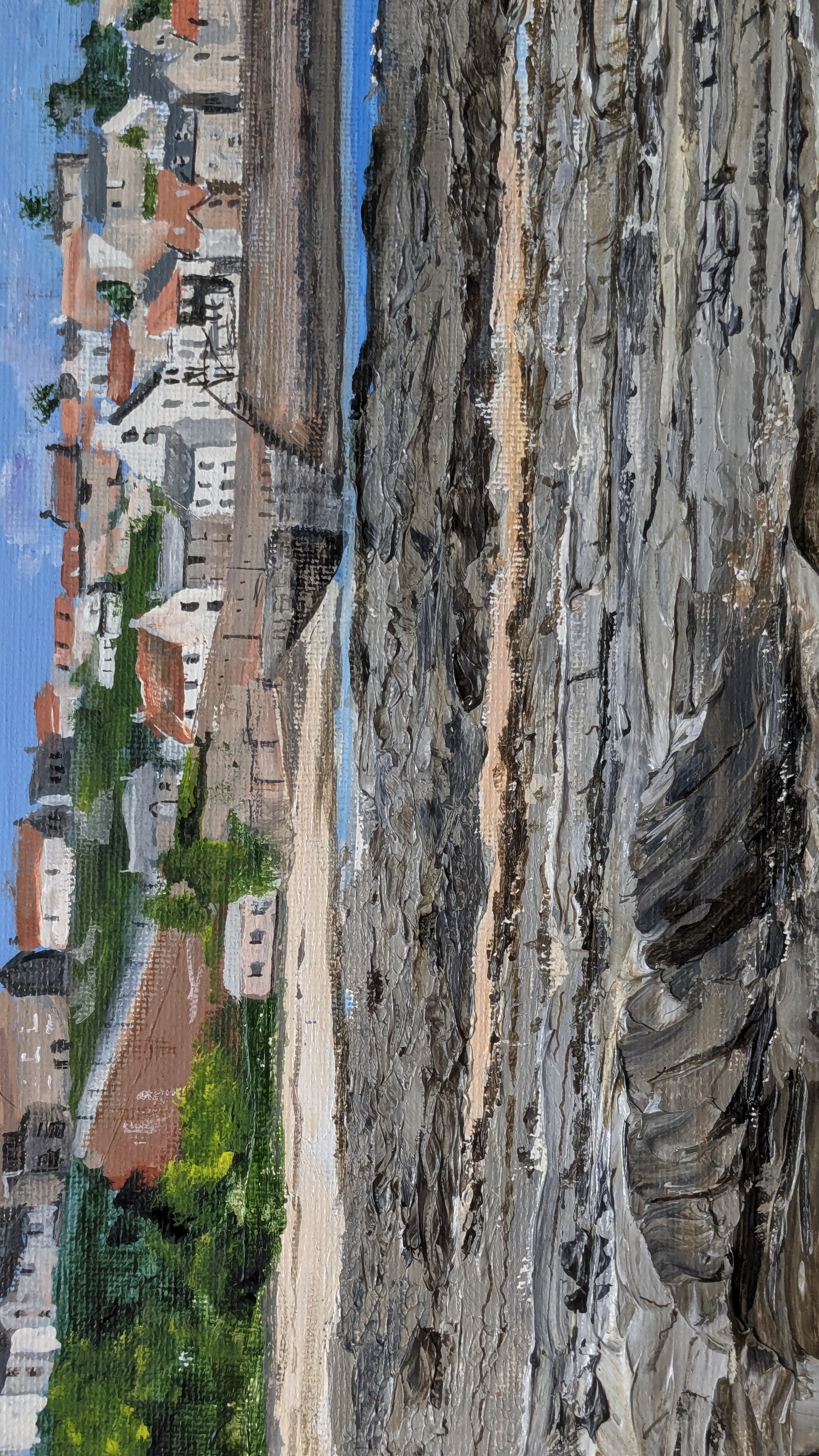 Scottish art print Crail harbour East Neuk of Fife Scotland Seascape Print Signed Art Print Art Gift