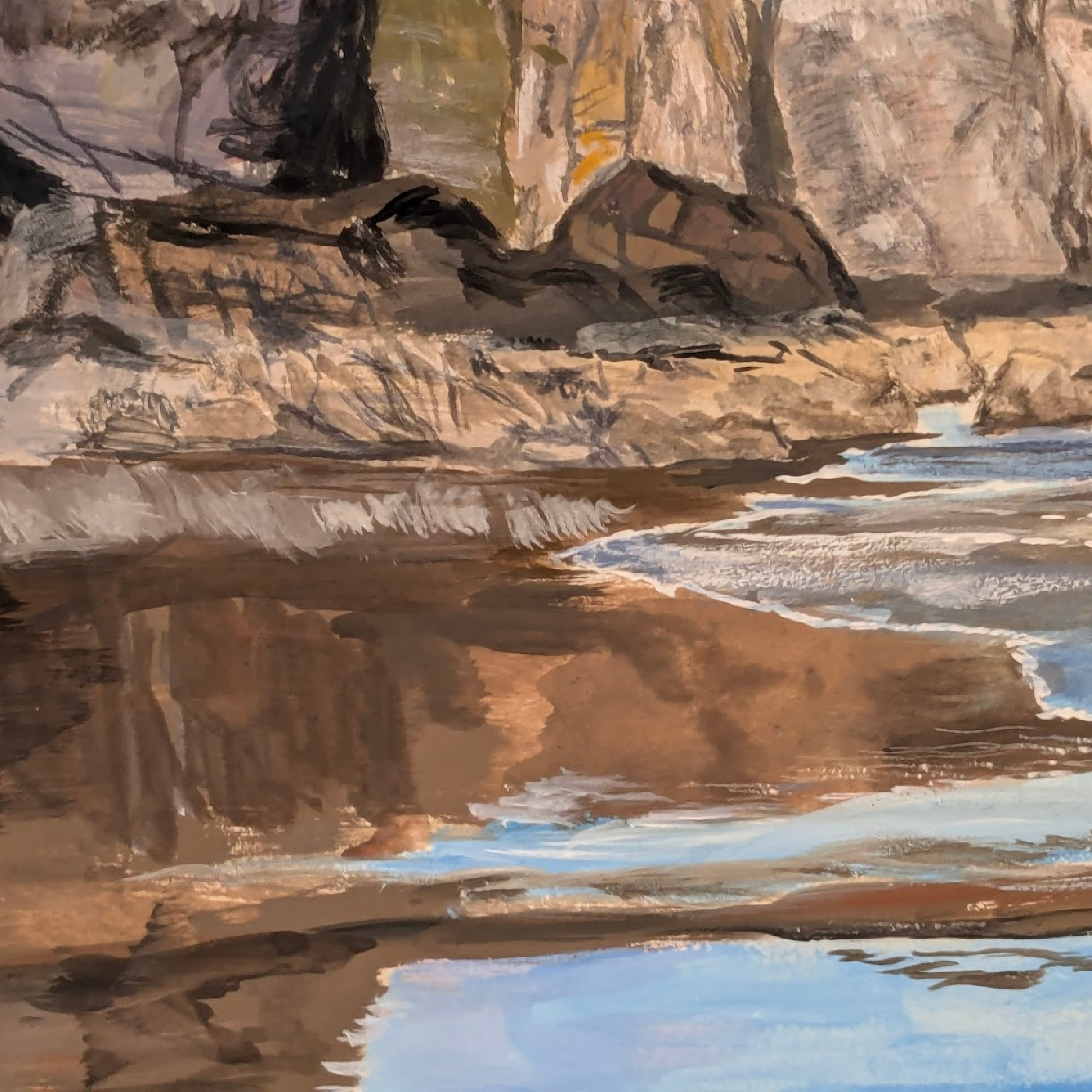 Lunan Bay Angus Print, Scotland Print, Scotland Seascape Print, Scottish Art Gift