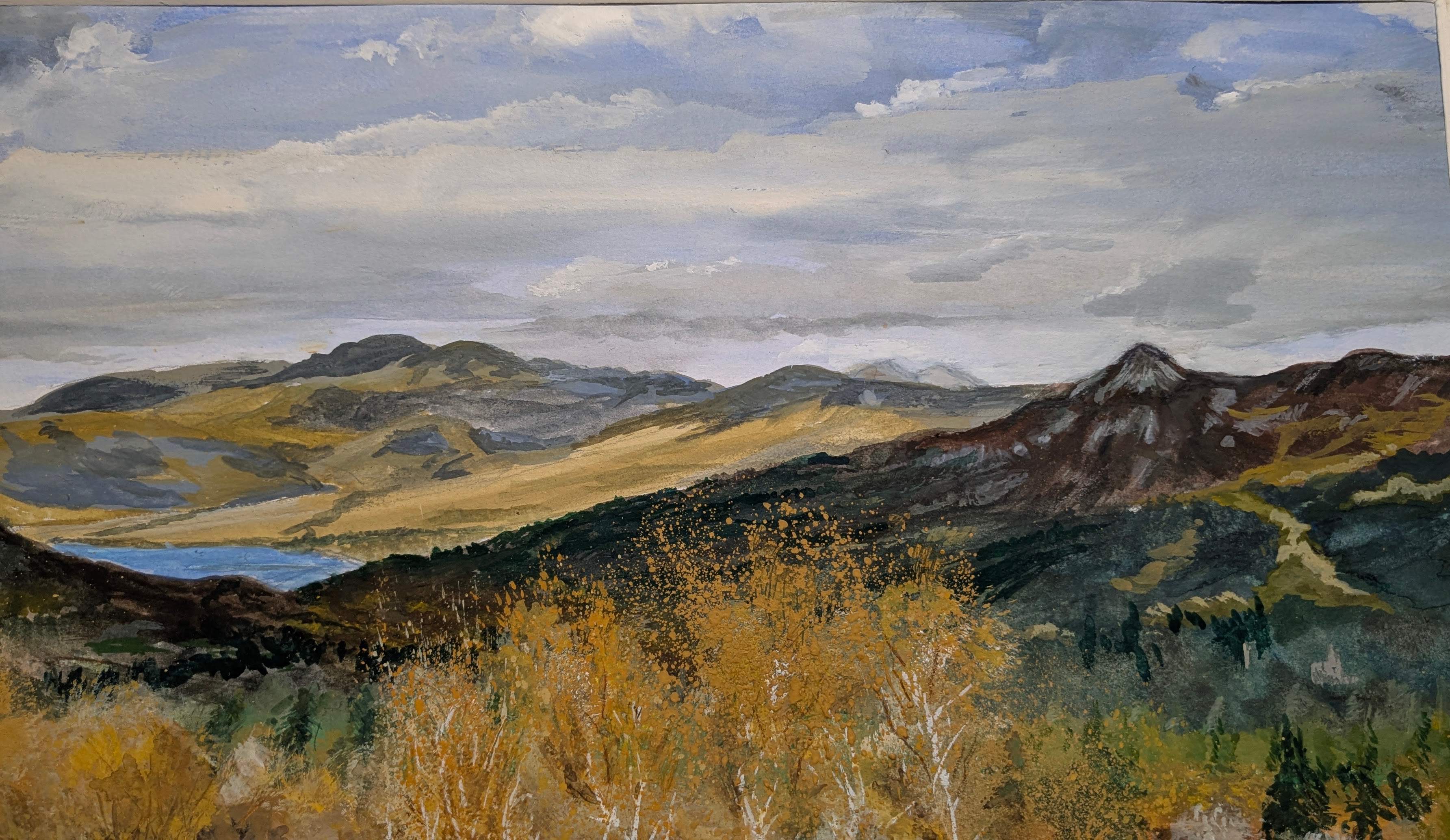 The Trossachs in Autumn - art print