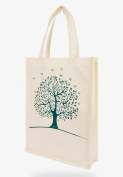 Baskılı Ham Bez Çanta