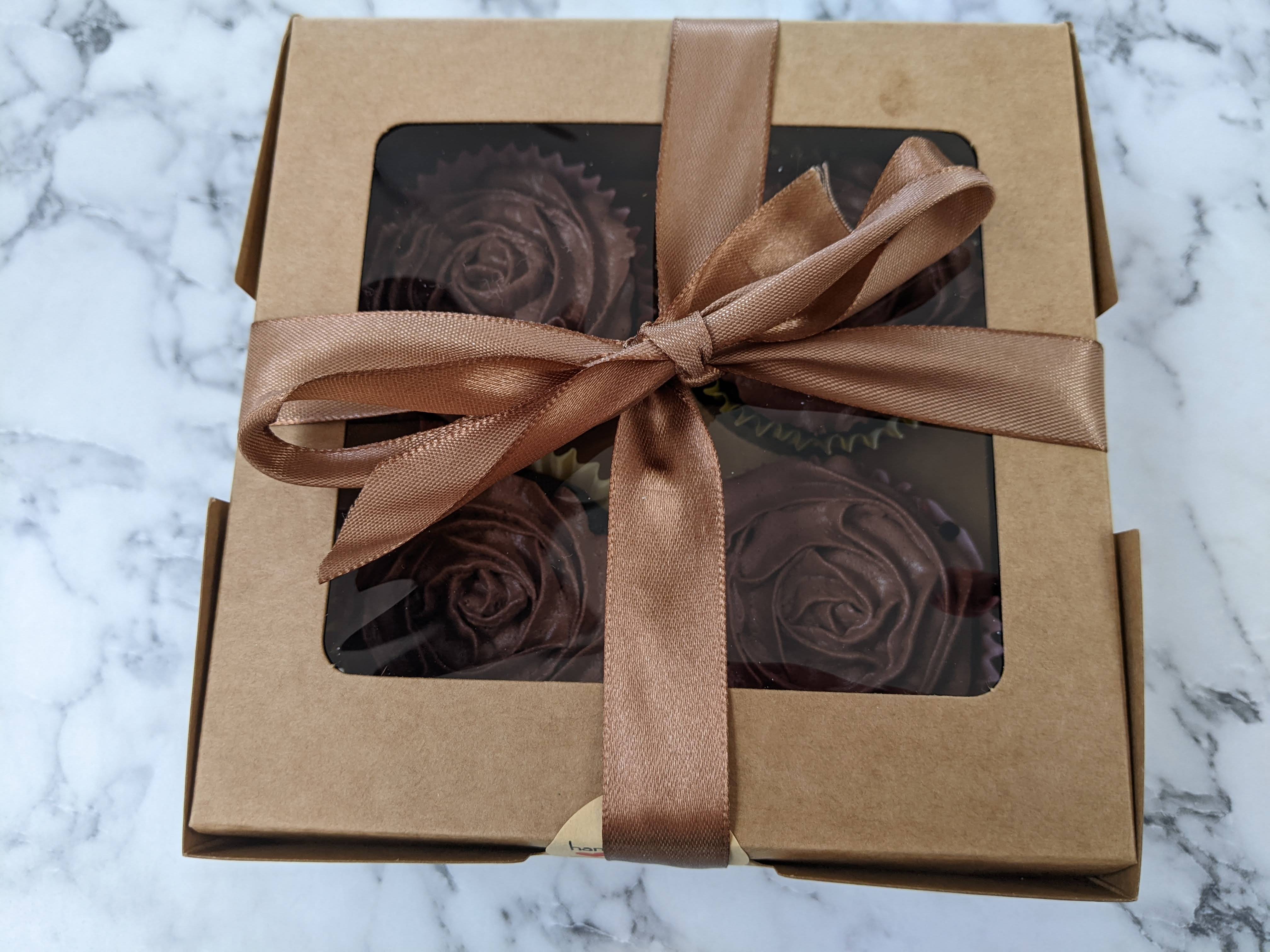 Chocolate Cupcakes - dairy free - pack of four (frozen)