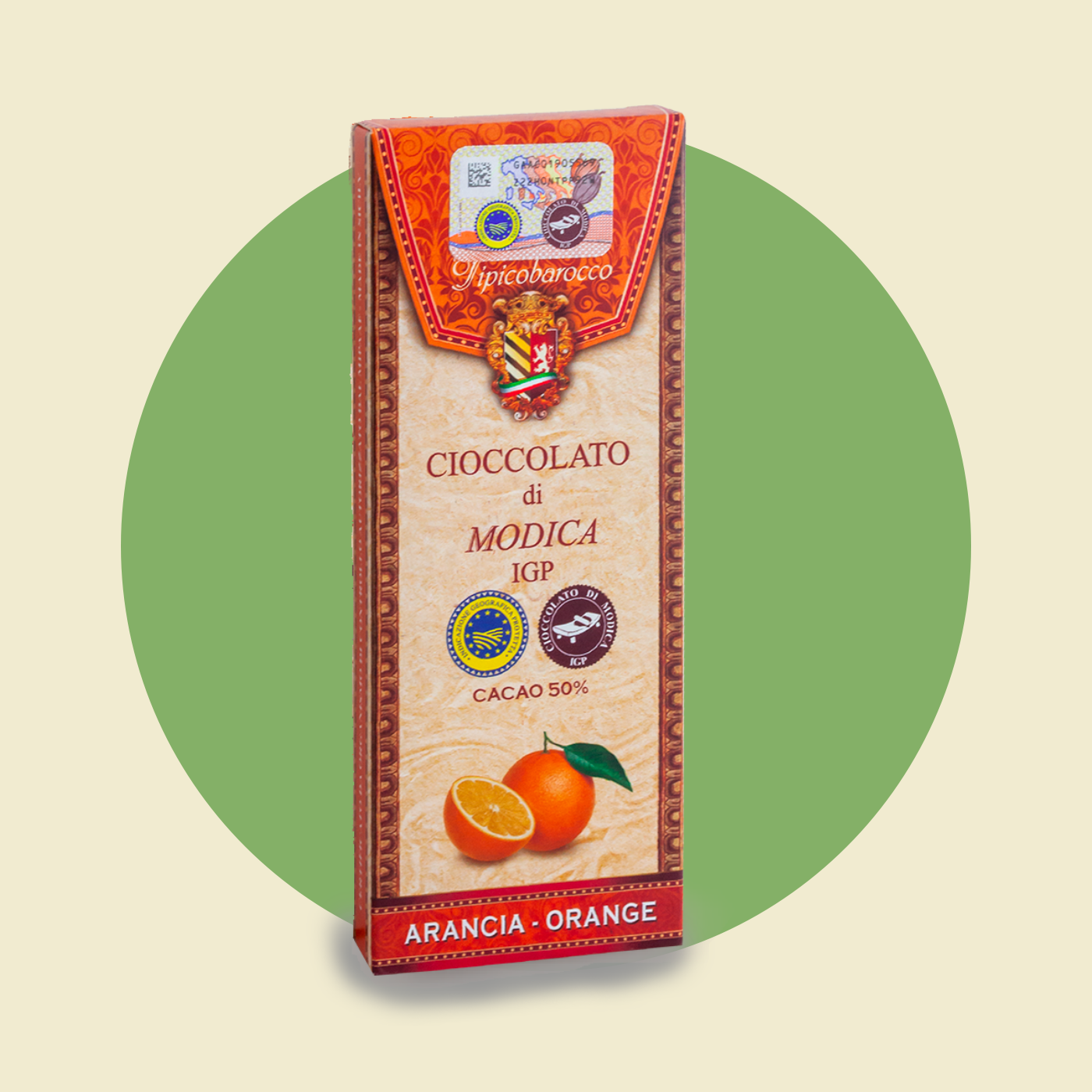 Sicilian Orange Chocolate IGP Bar