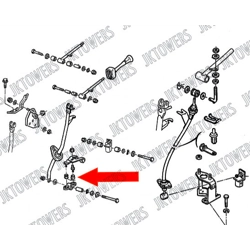 Rubber bushings for LHD linkage