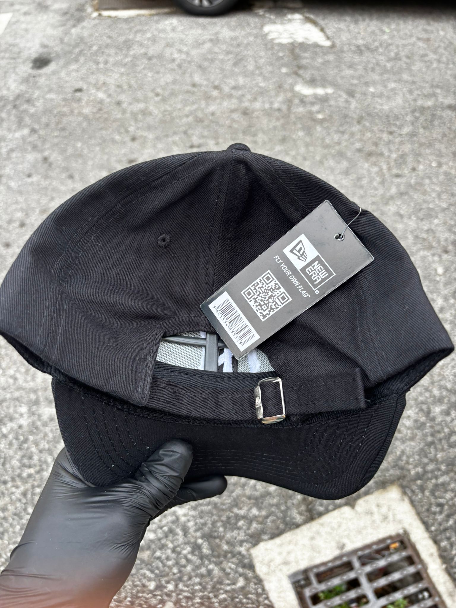 Boné New Era curvo Black ajustável 