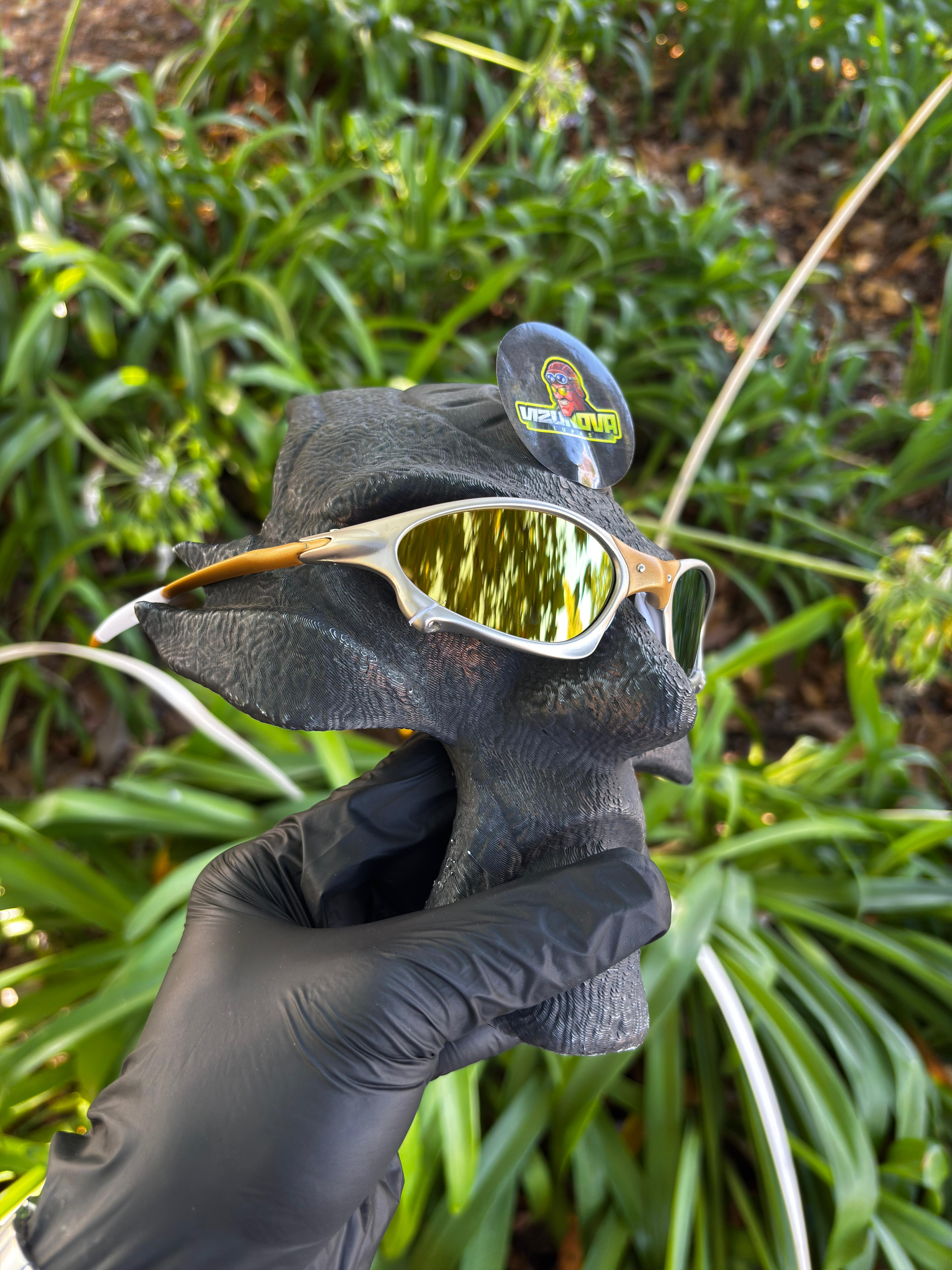 Penny 24K lentes Gold borrachinhas brancas