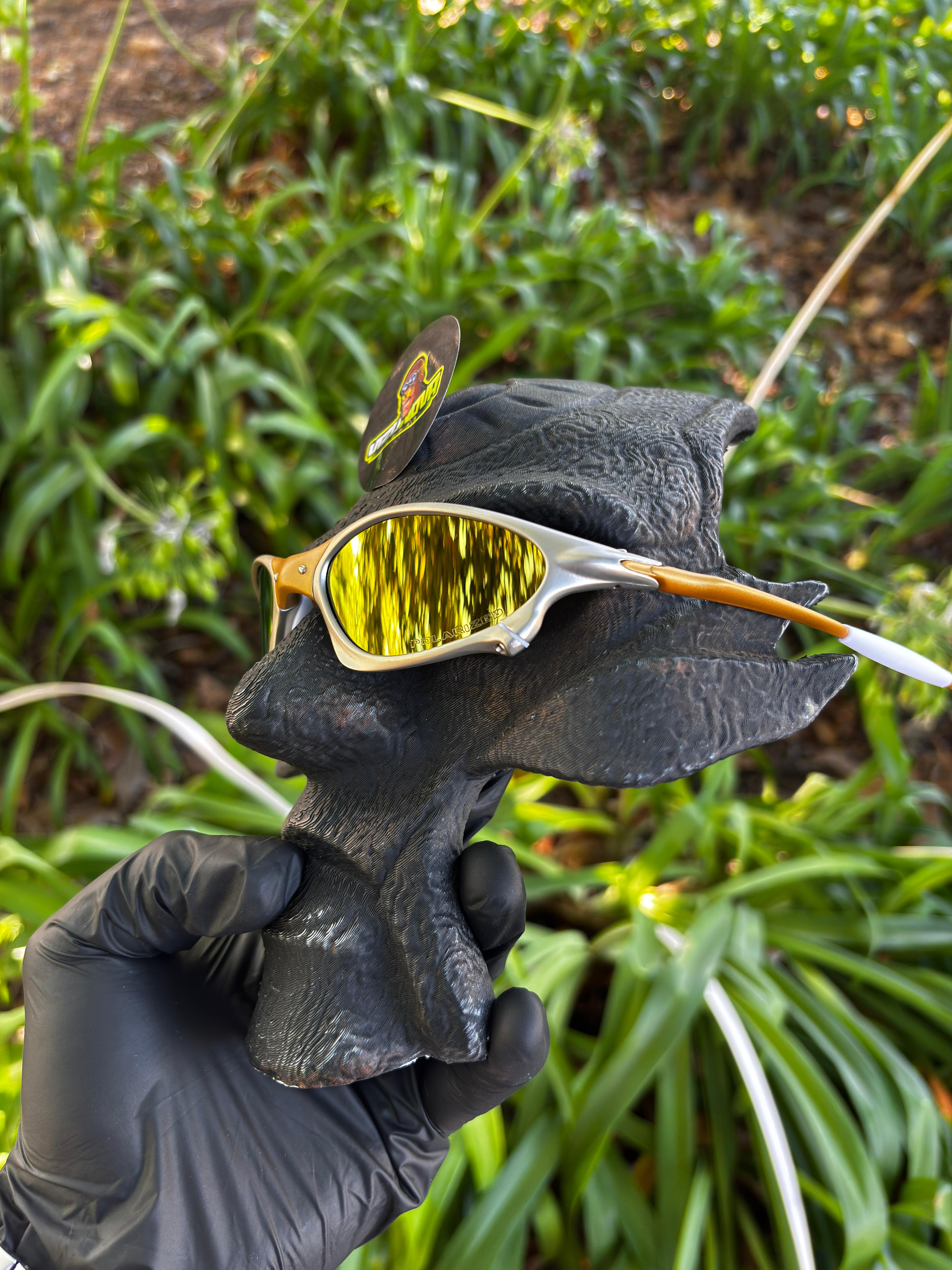 Penny 24K lentes Gold borrachinhas brancas