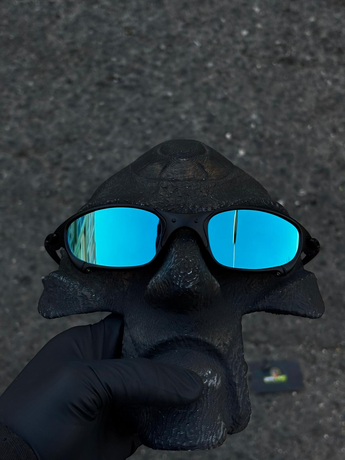 Juliet azul em armação Black