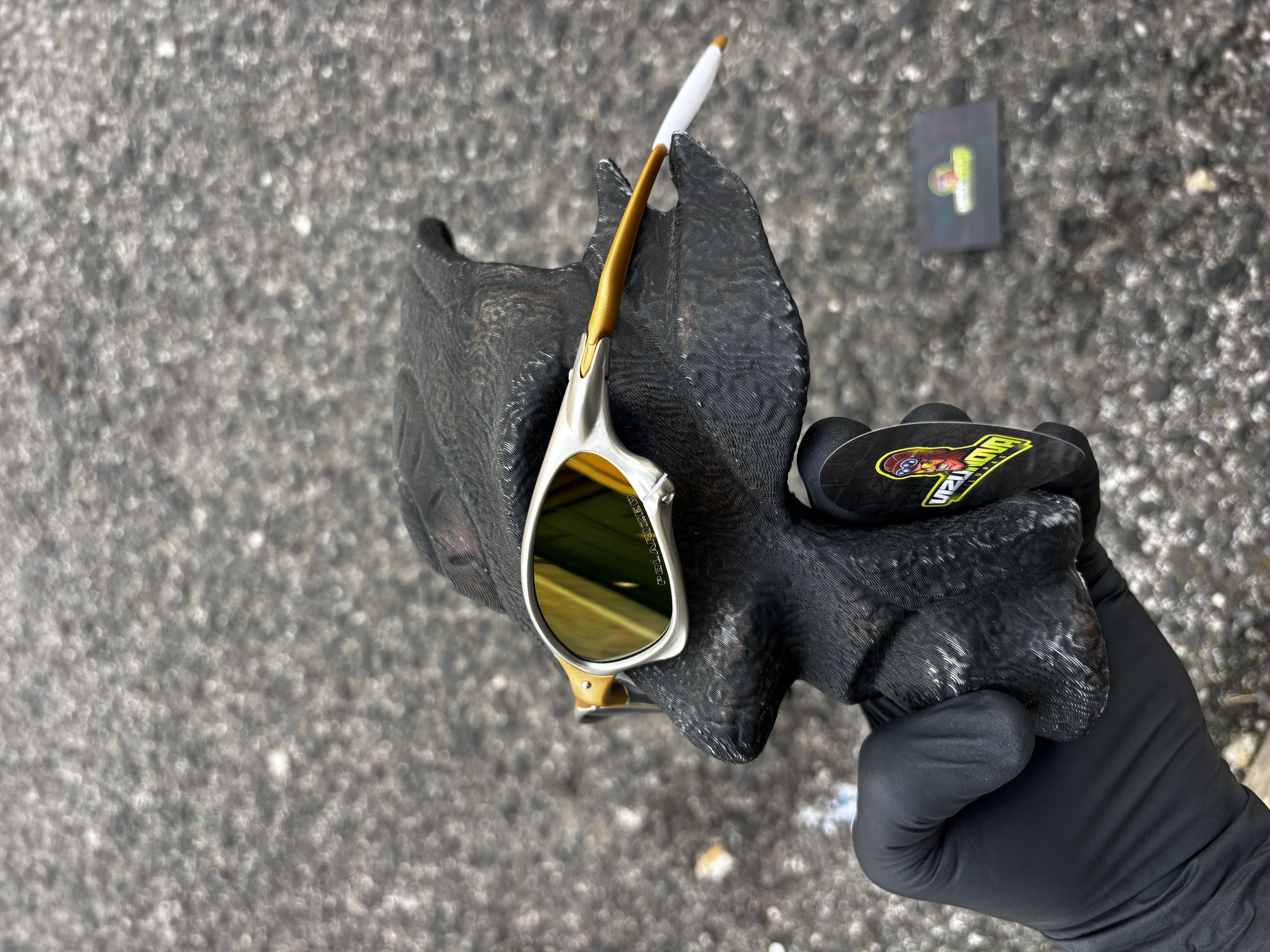 Penny 24K lentes Gold borrachinhas brancas