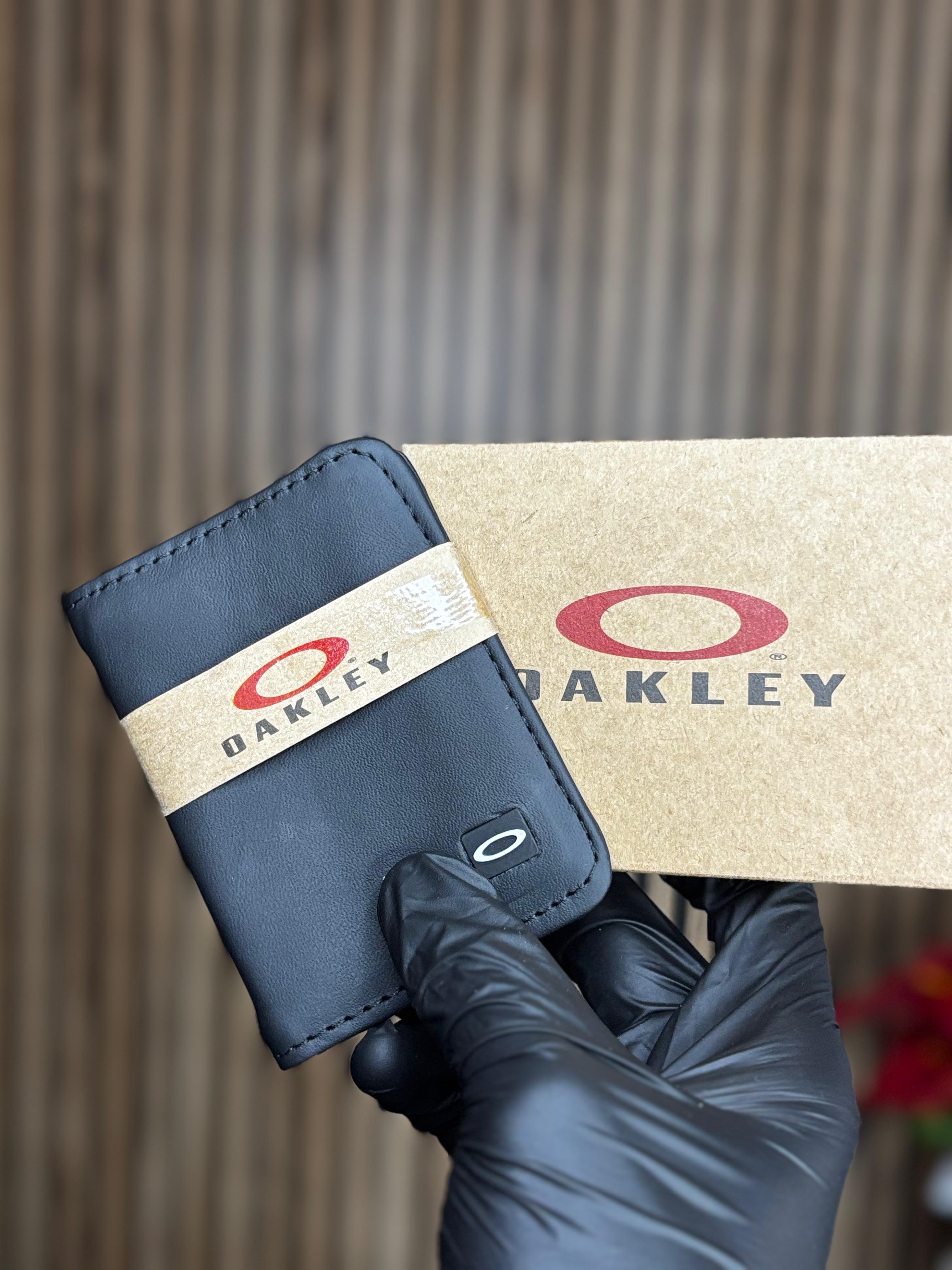 Carteira da Oakley couro sintético de alta qualidade