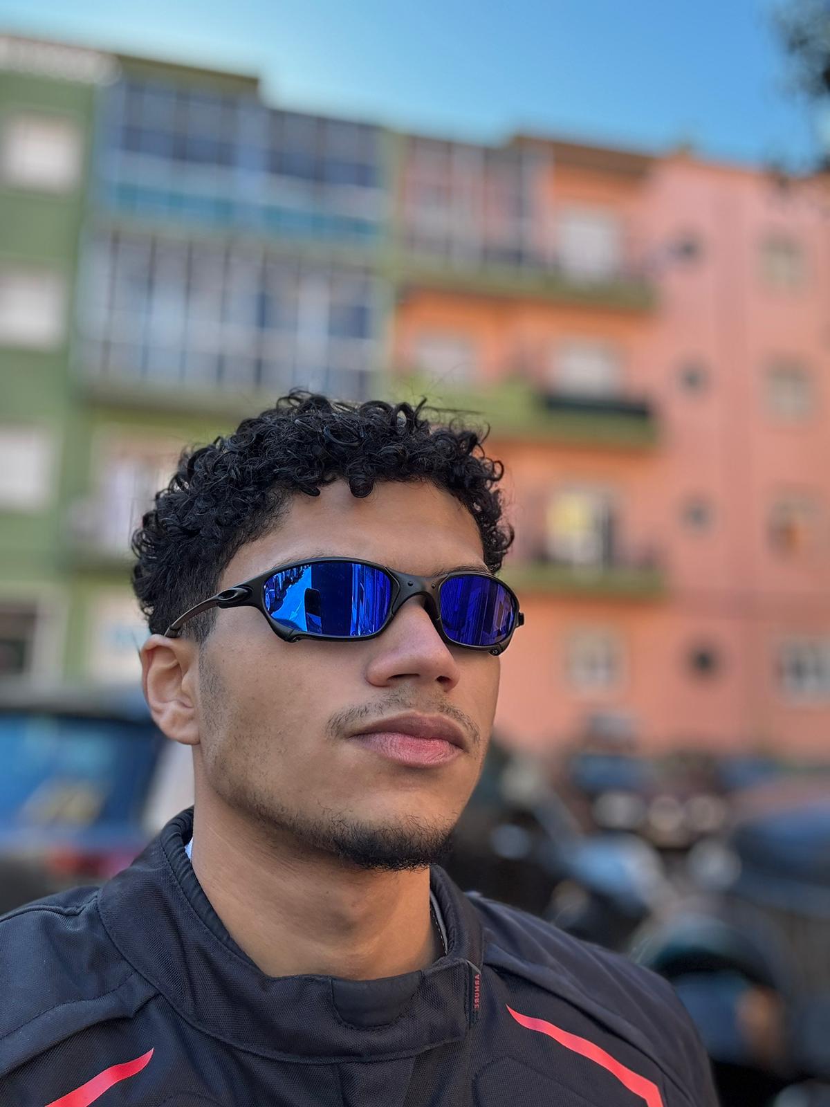 Juliet All Black Lentes Azul escuro 