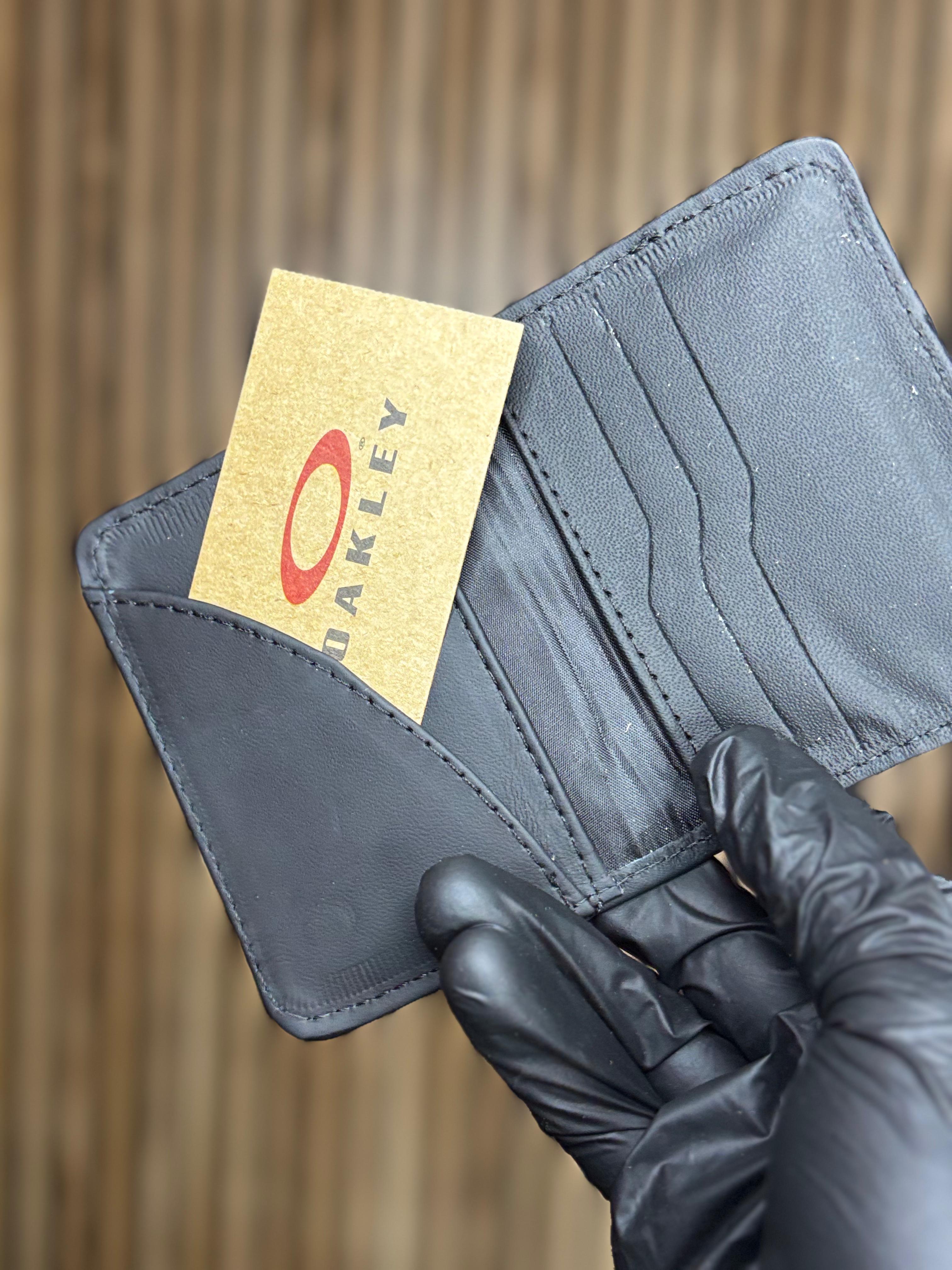 Carteira da Oakley couro sintético de alta qualidade
