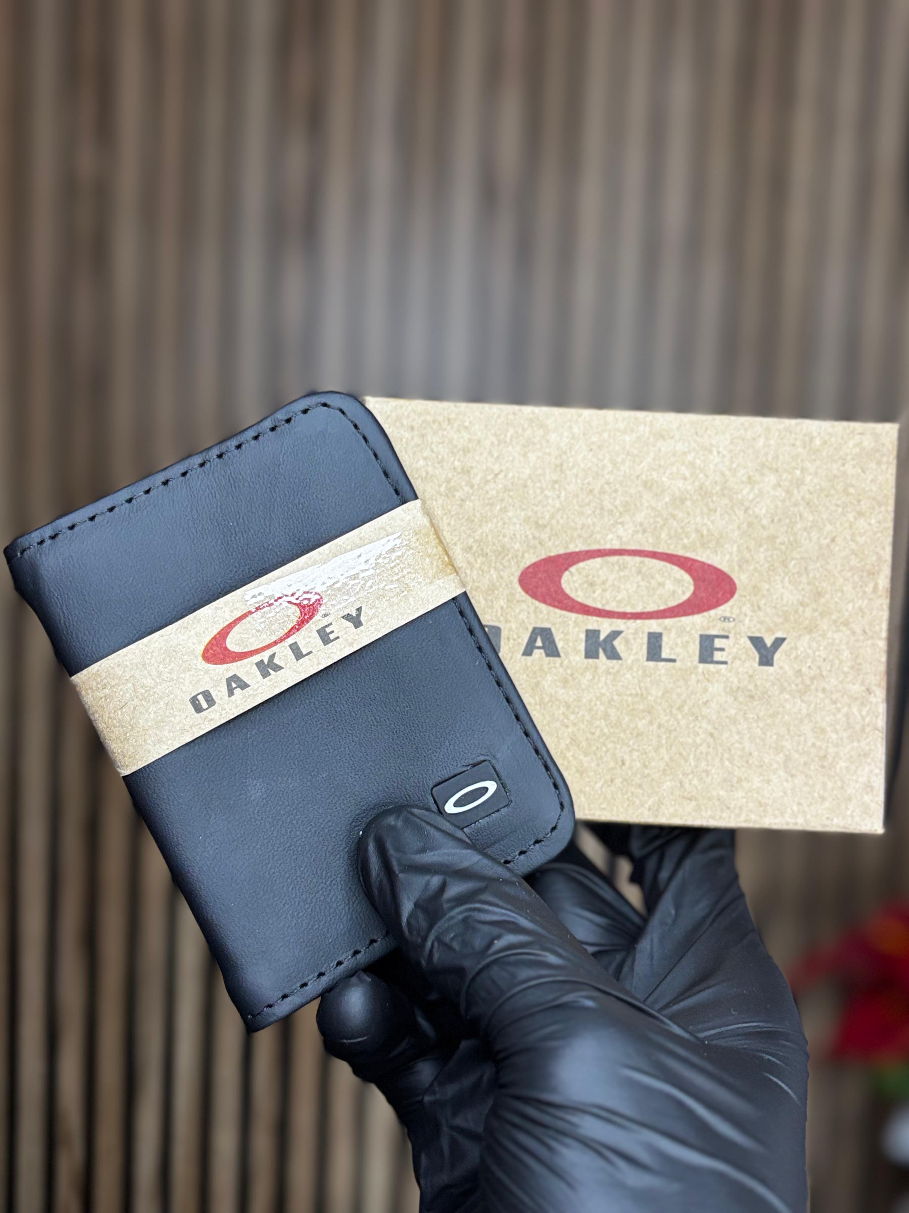 Carteira da Oakley couro sintético de alta qualidade