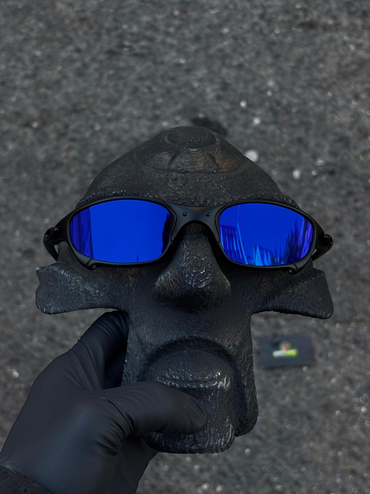 Juliet All Black Lentes Azul escuro 