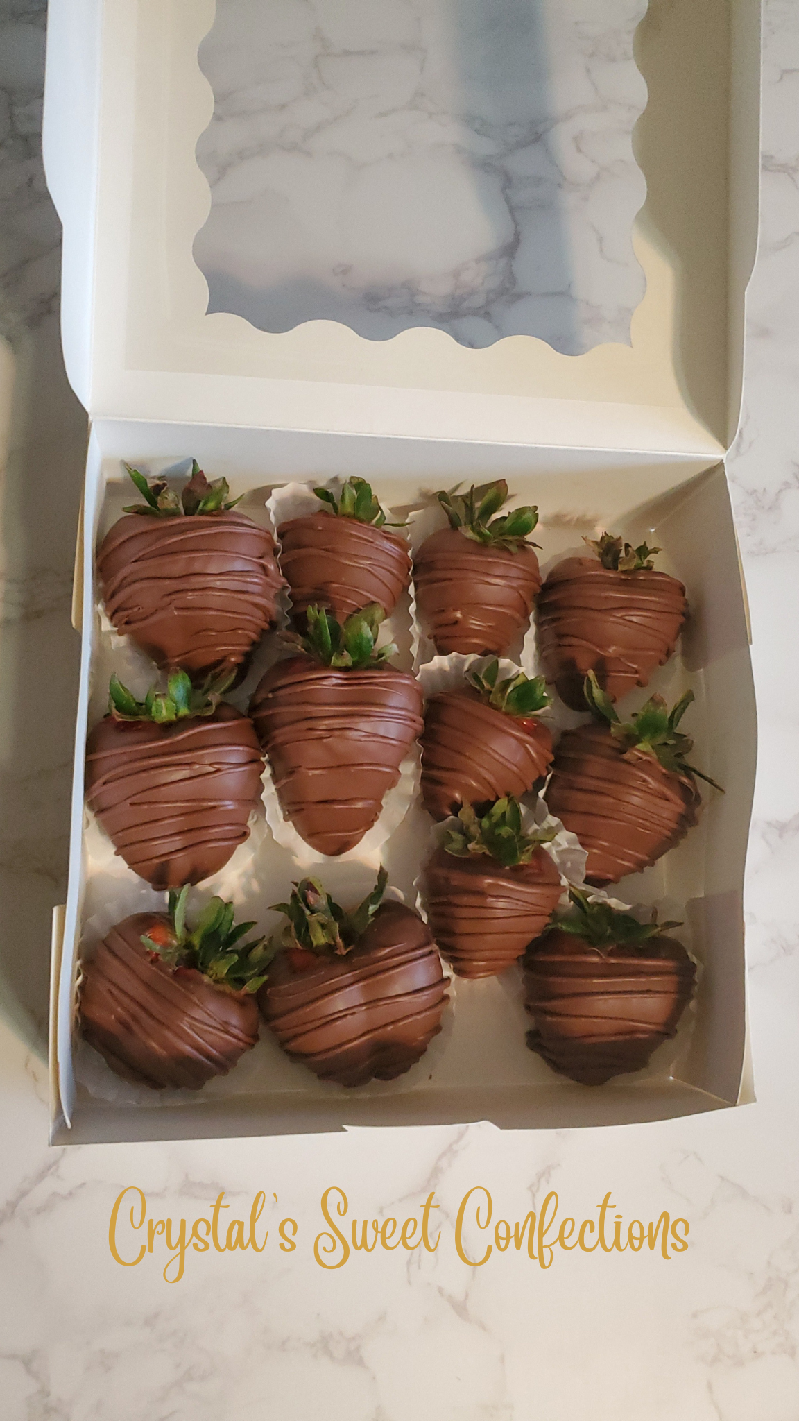 Milk Chocolate Dipped Strawberries