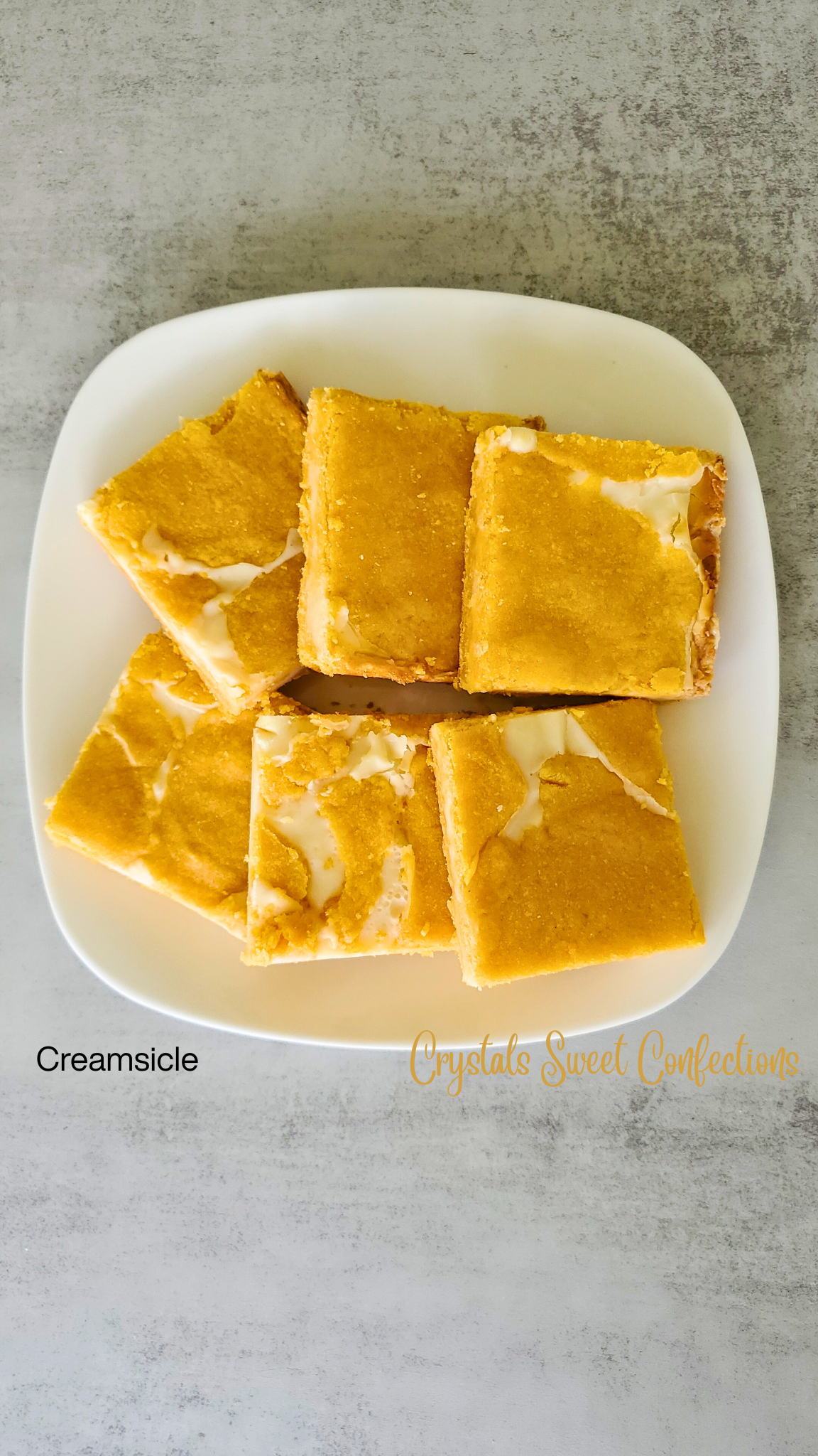 Creamsicle Cookie Bars