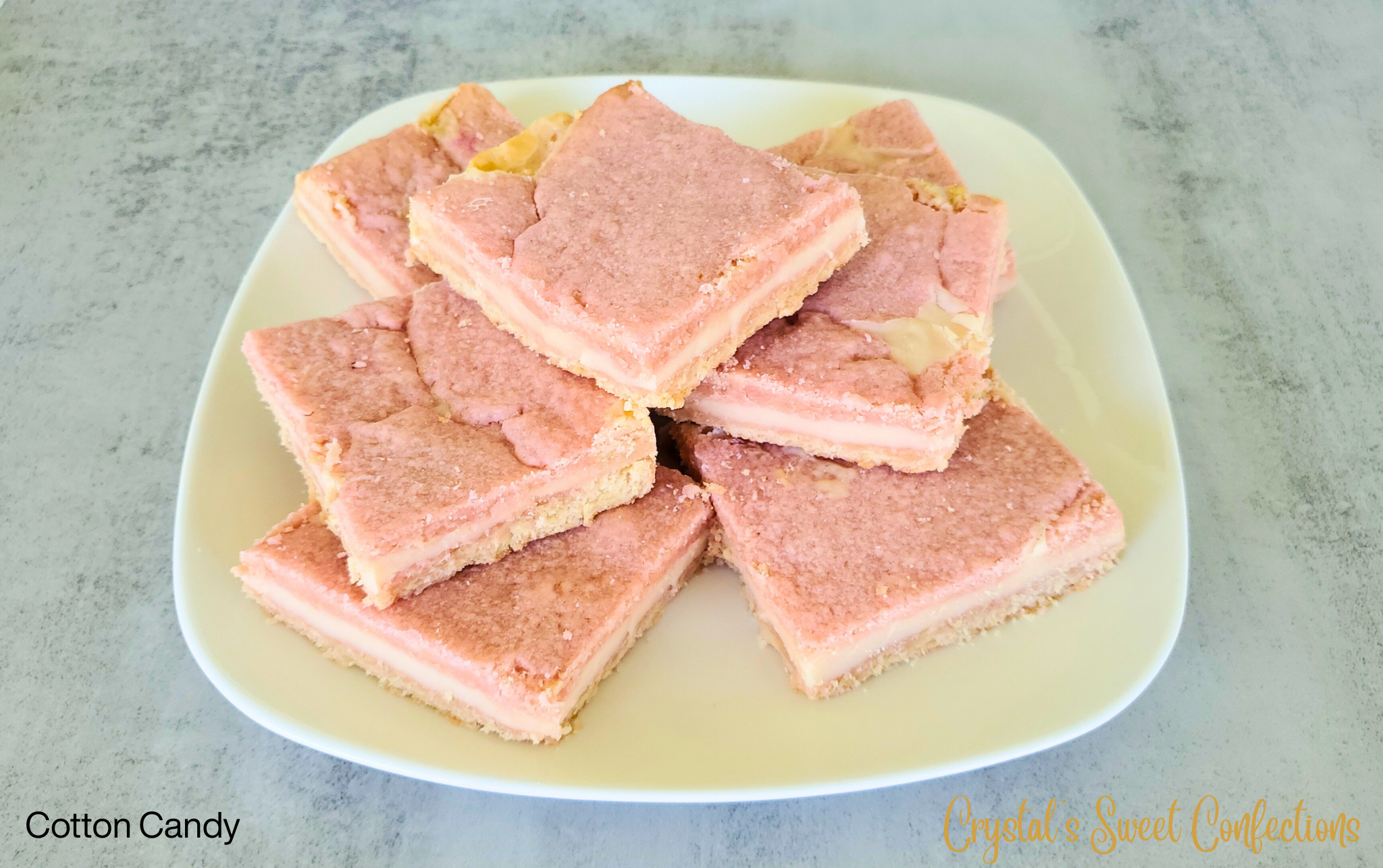 Cotton Candy Cookie Bar