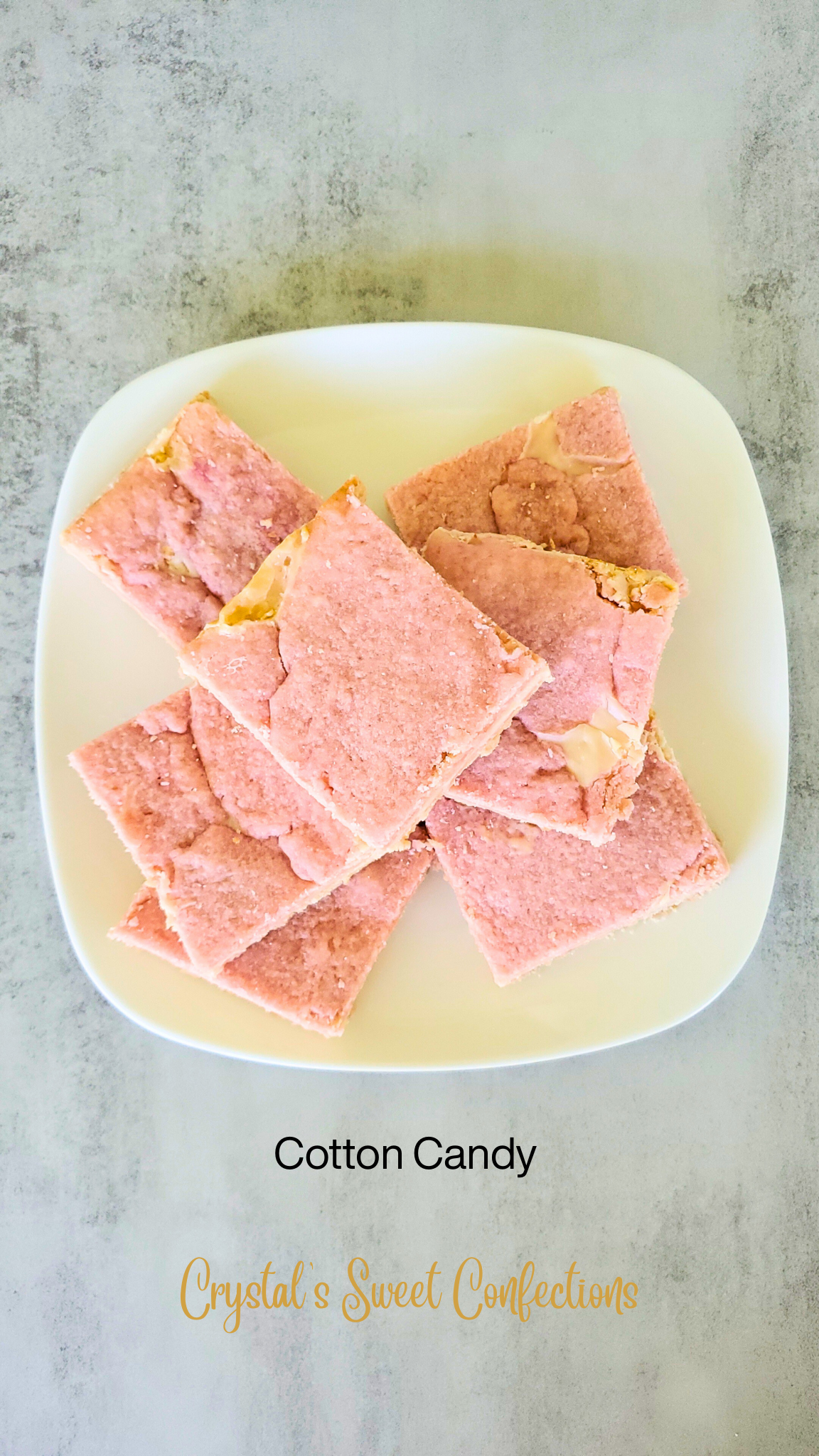 Cotton Candy Cookie Bar