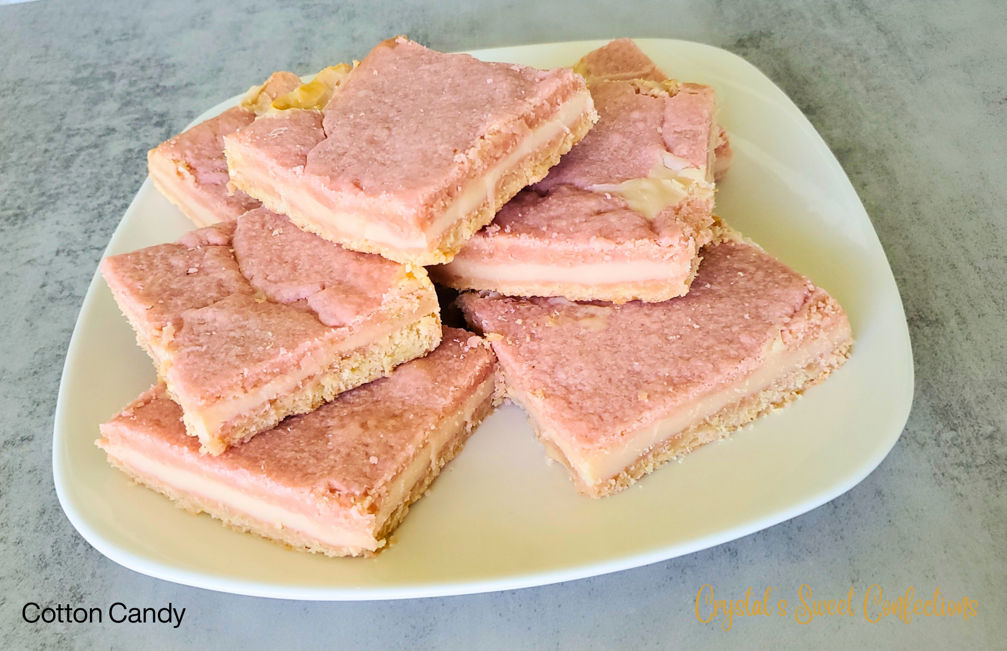Cotton Candy Cookie Bar