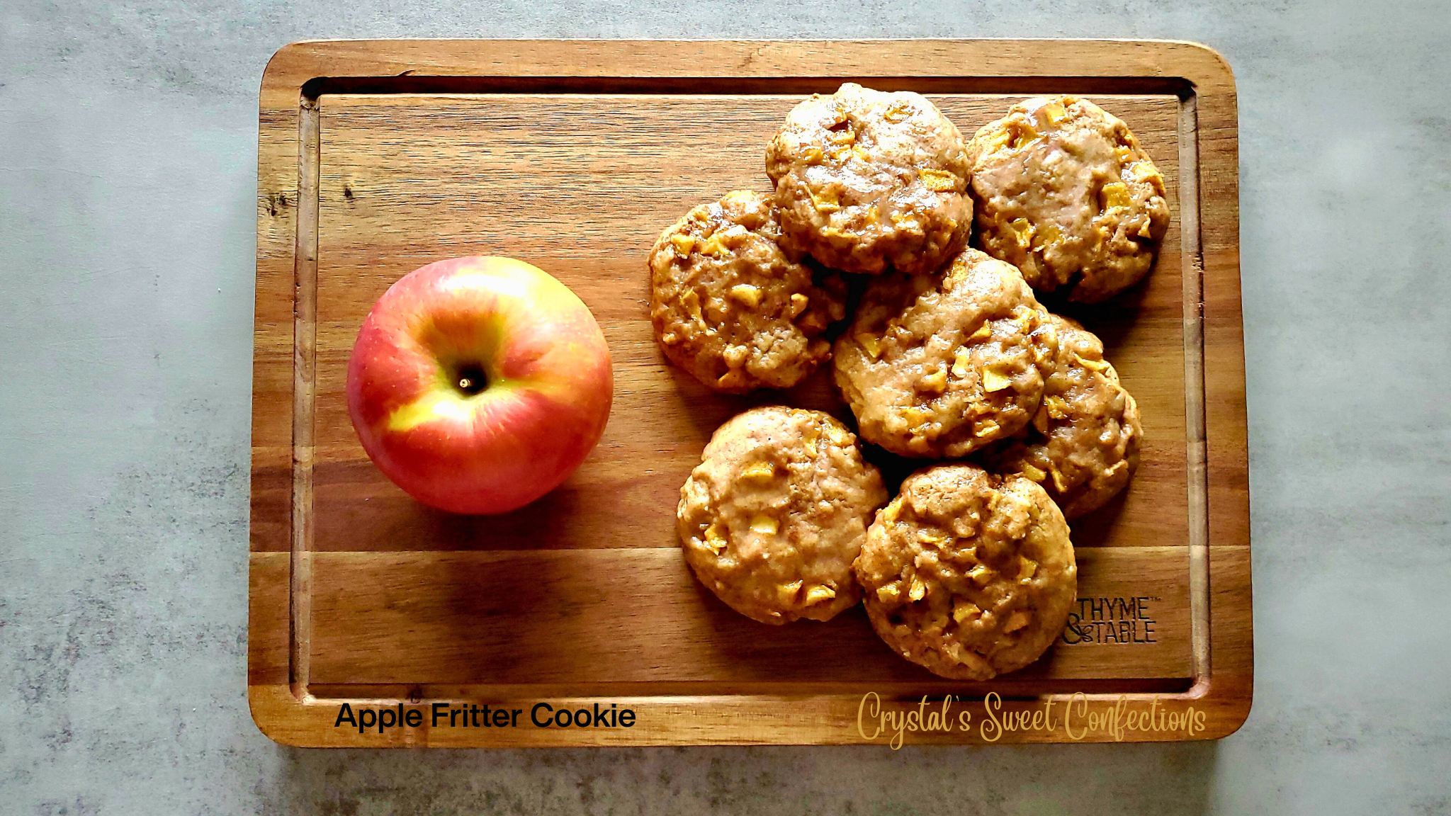 Apple Fritter Cookie