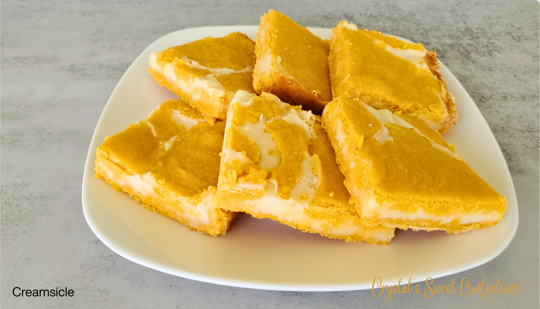 Creamsicle Cookie Bars
